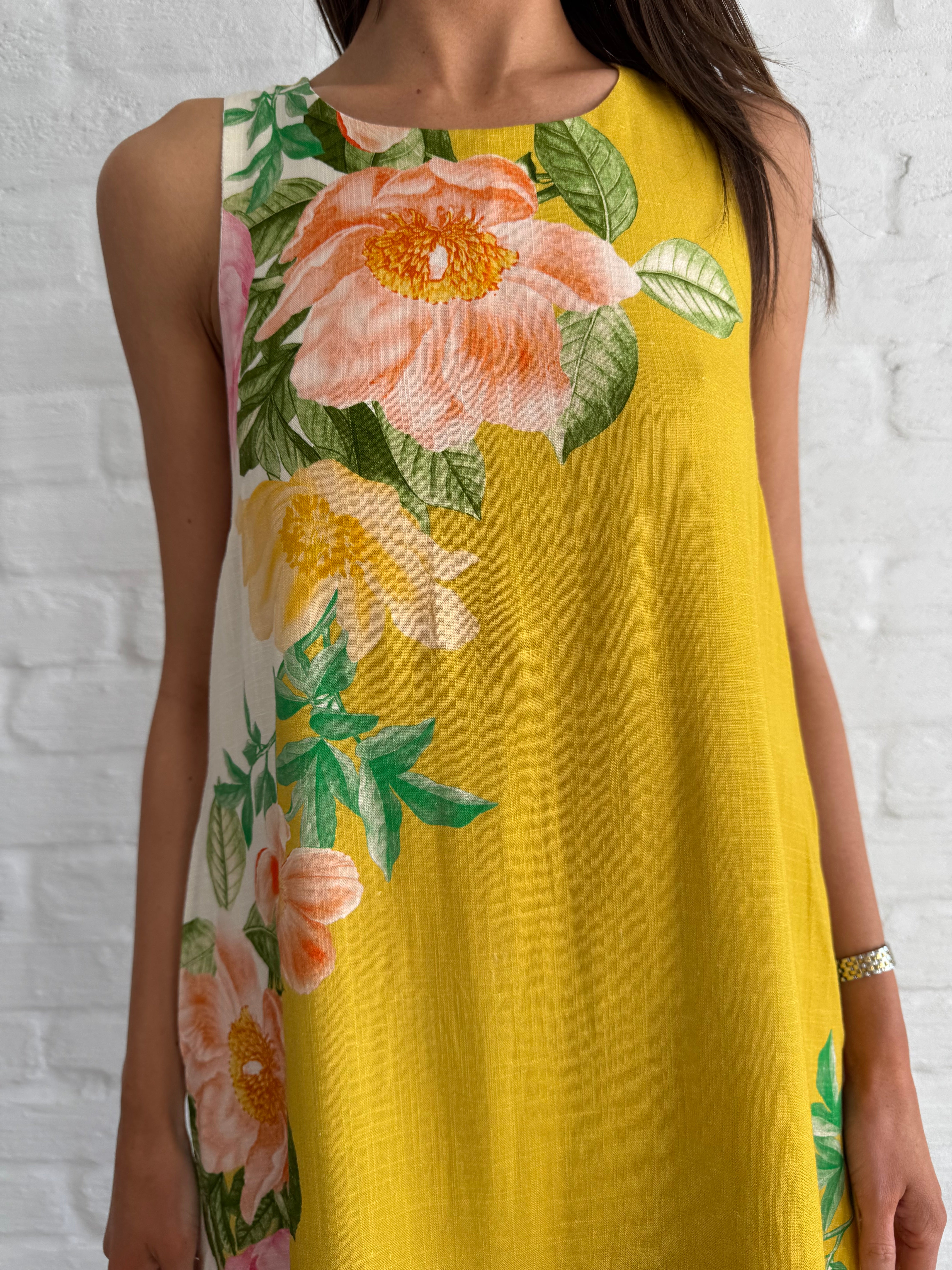 Botanical bliss swing dress