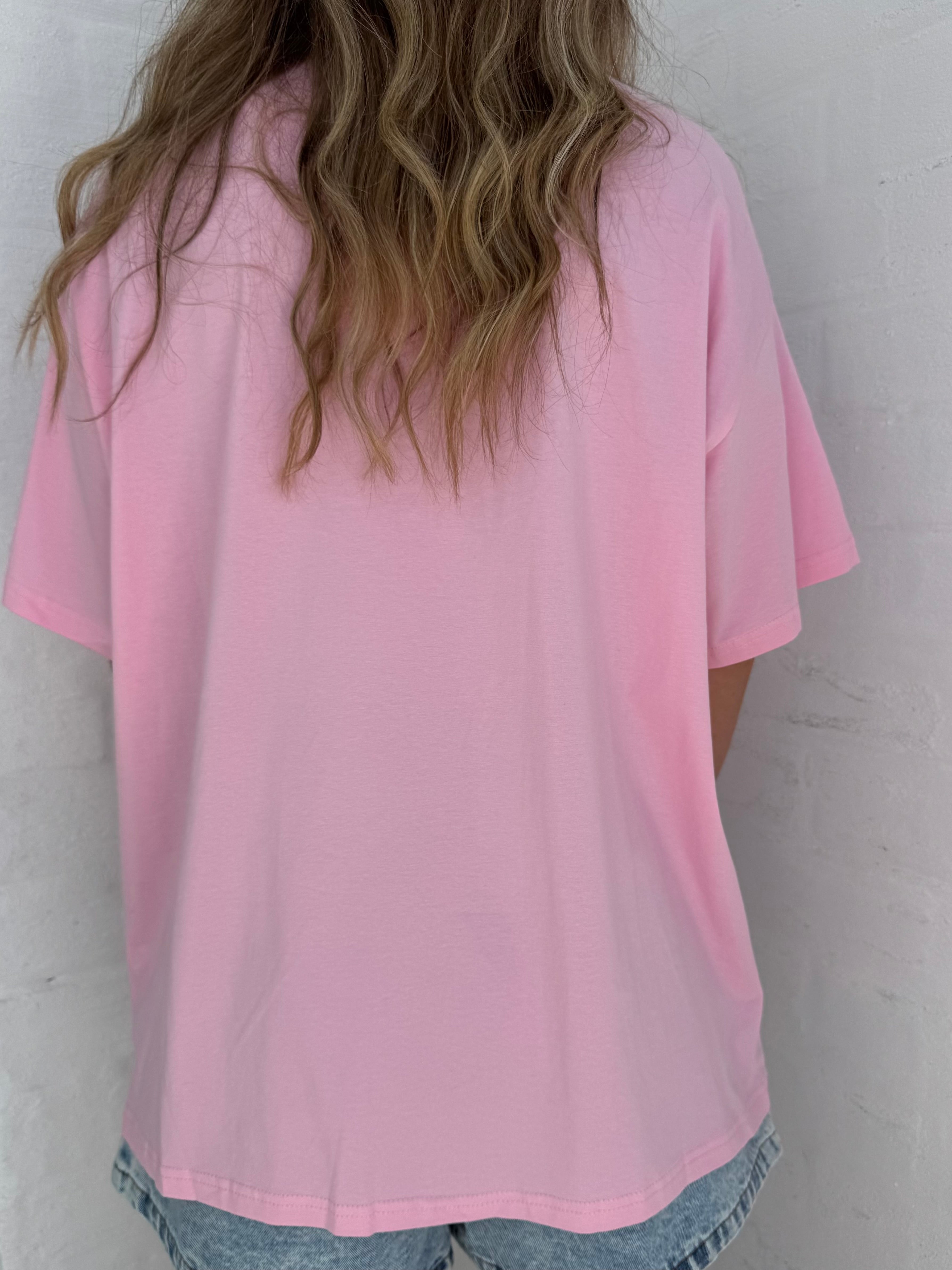 Starfish tee (Candy pink)