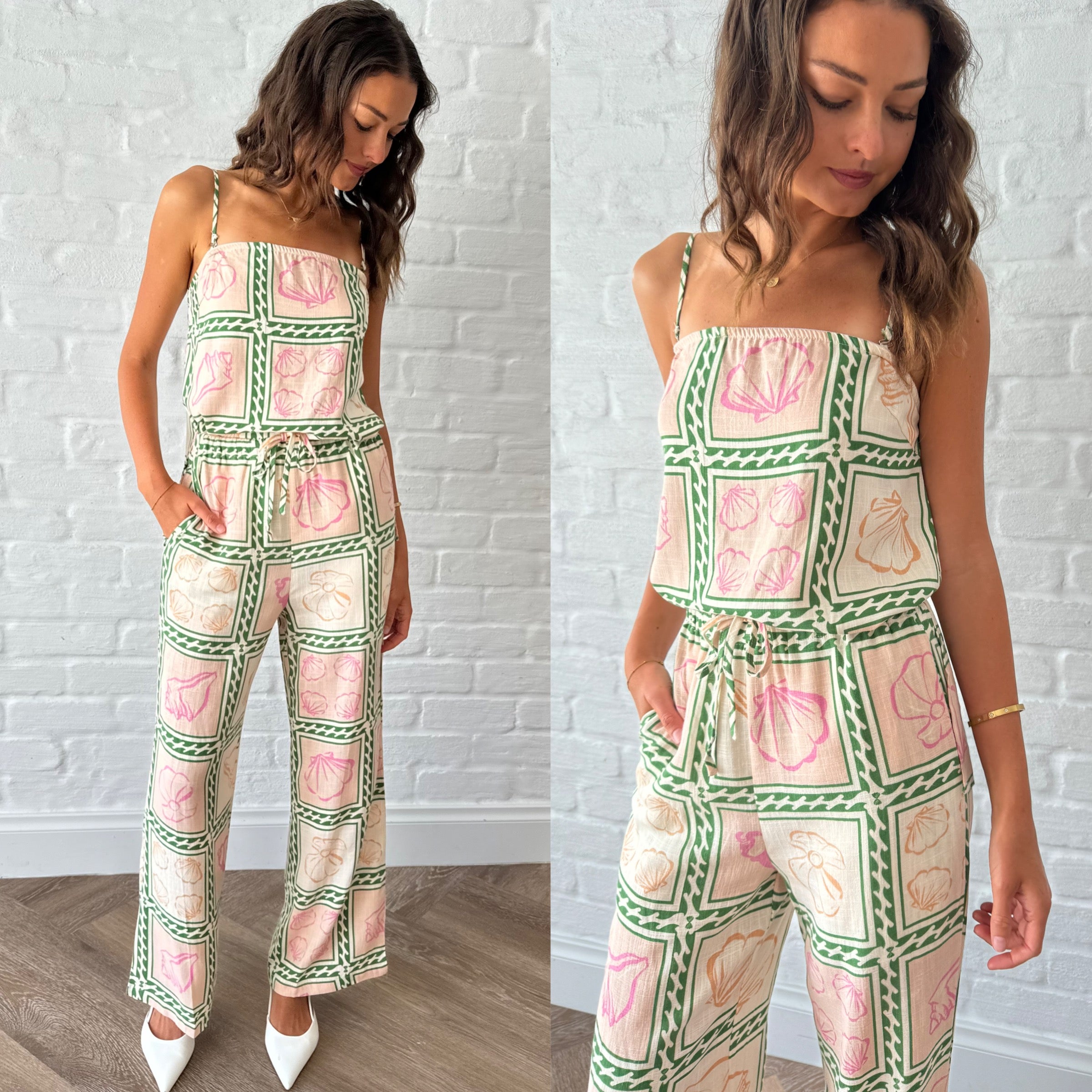Coastal bloom pants