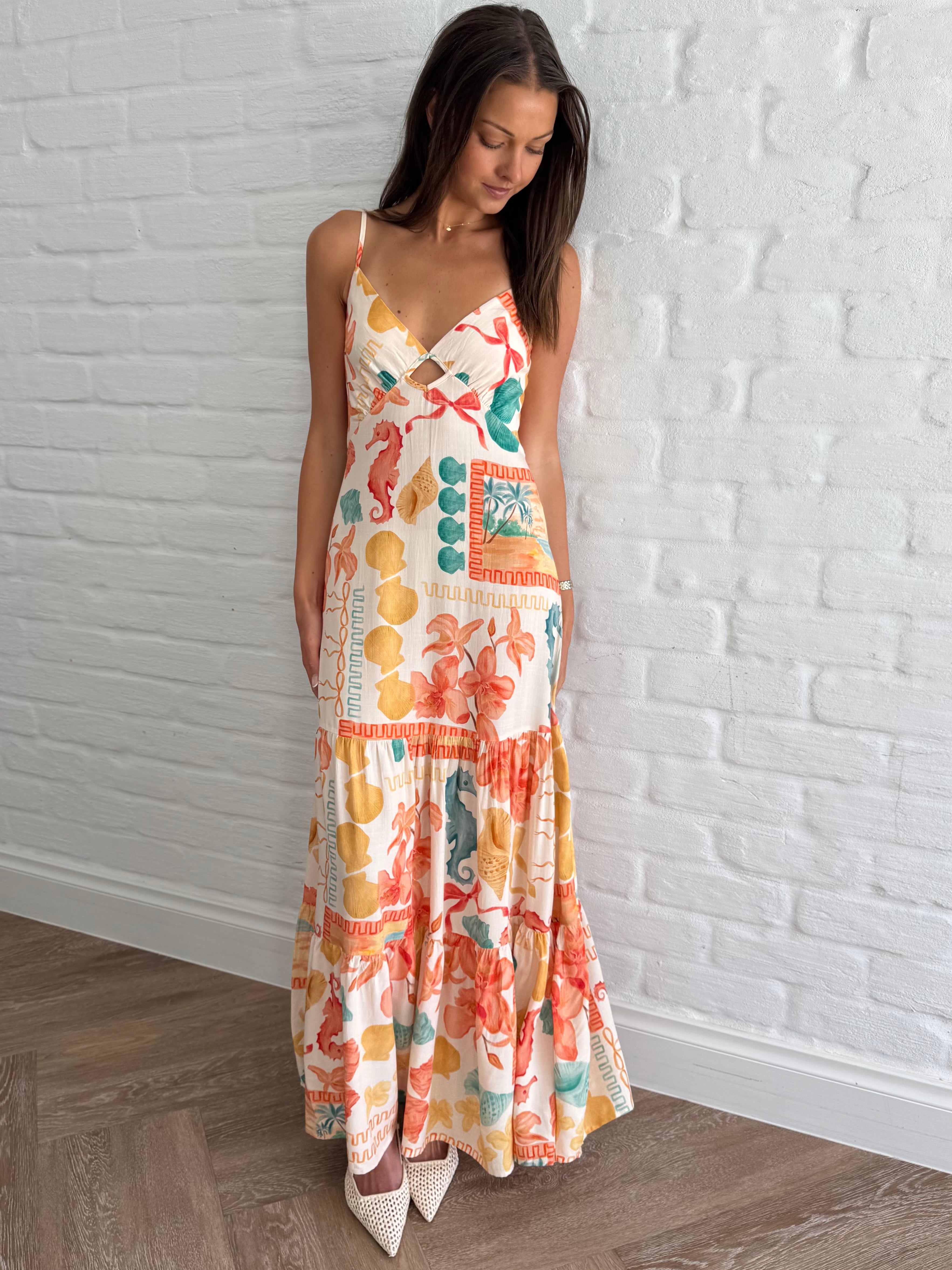 Underwater maxi dress