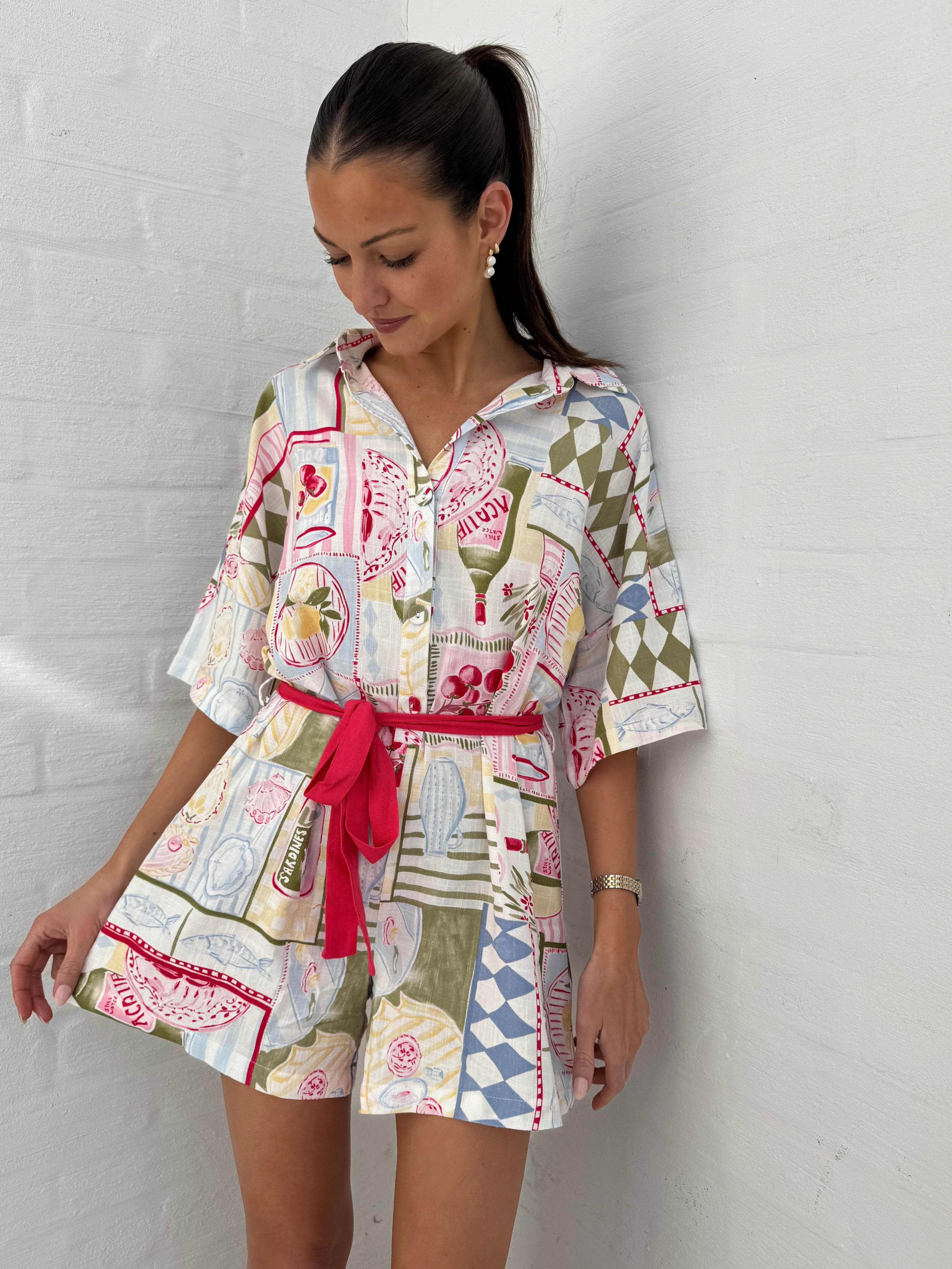 Picnic dreams playsuit