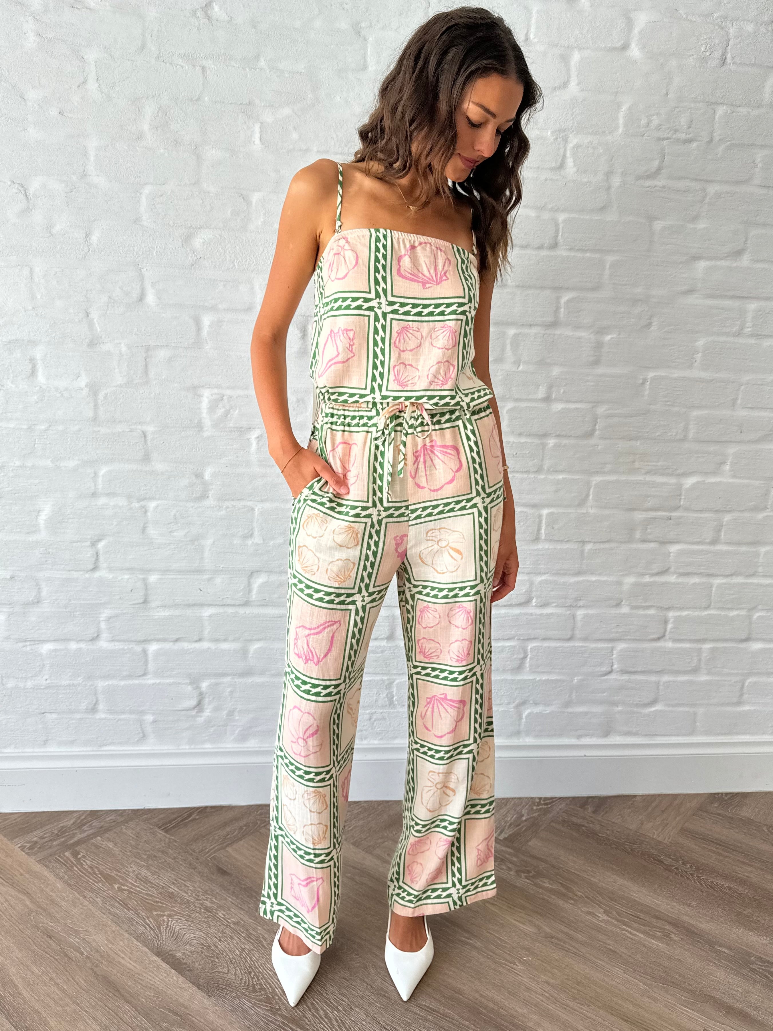 Coastal bloom pants