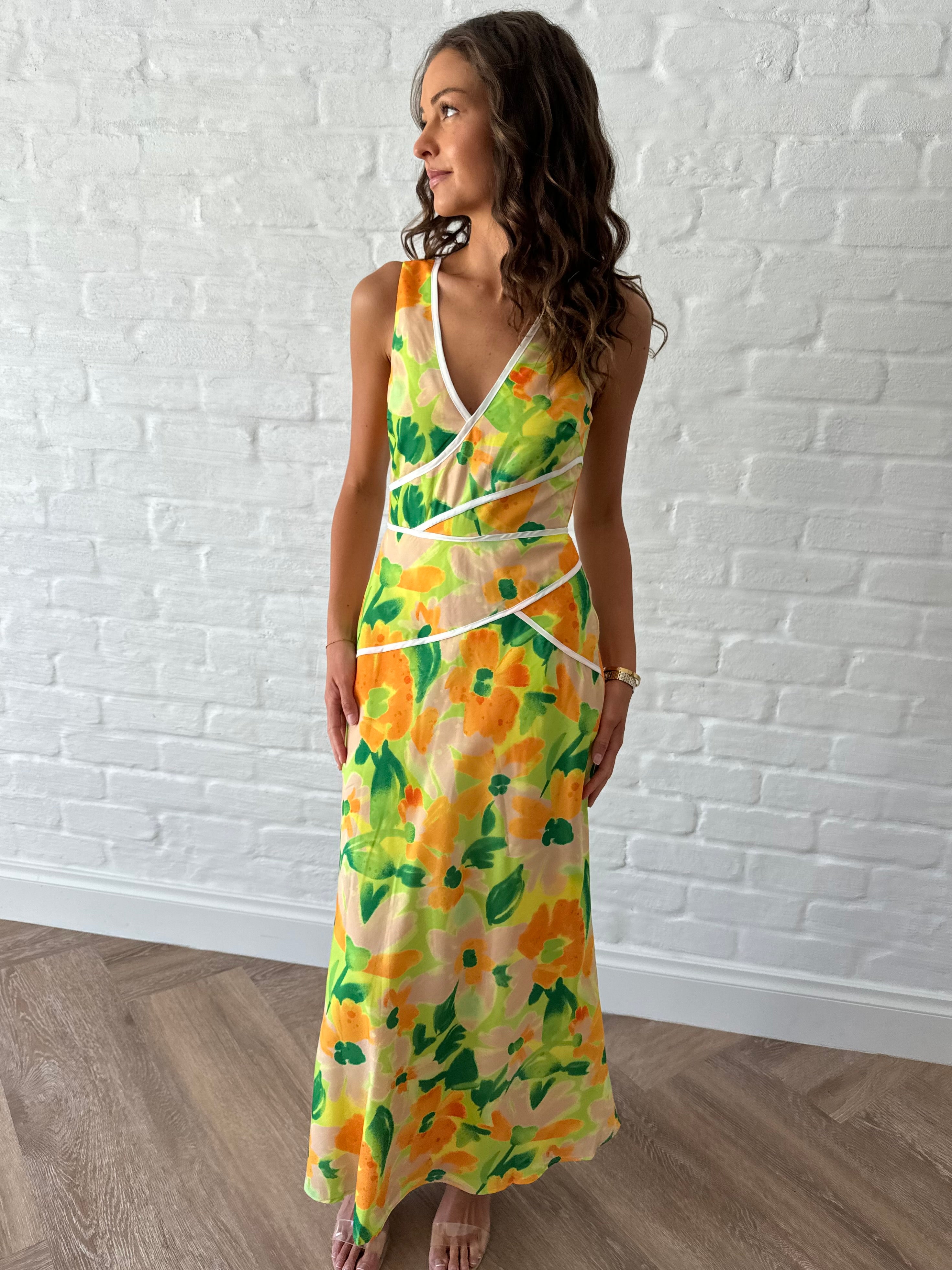 Niobe Dress / green