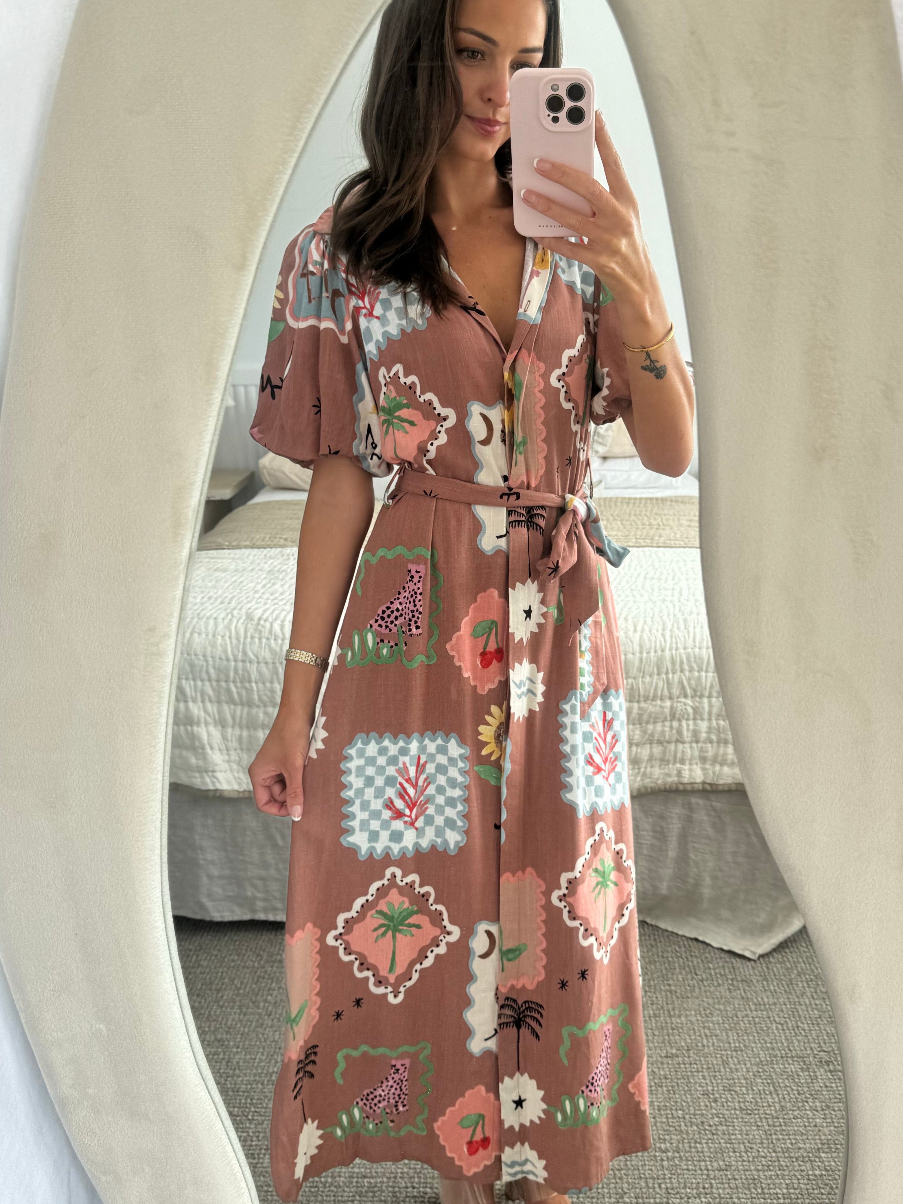 Alora Maxi Shirt Dress