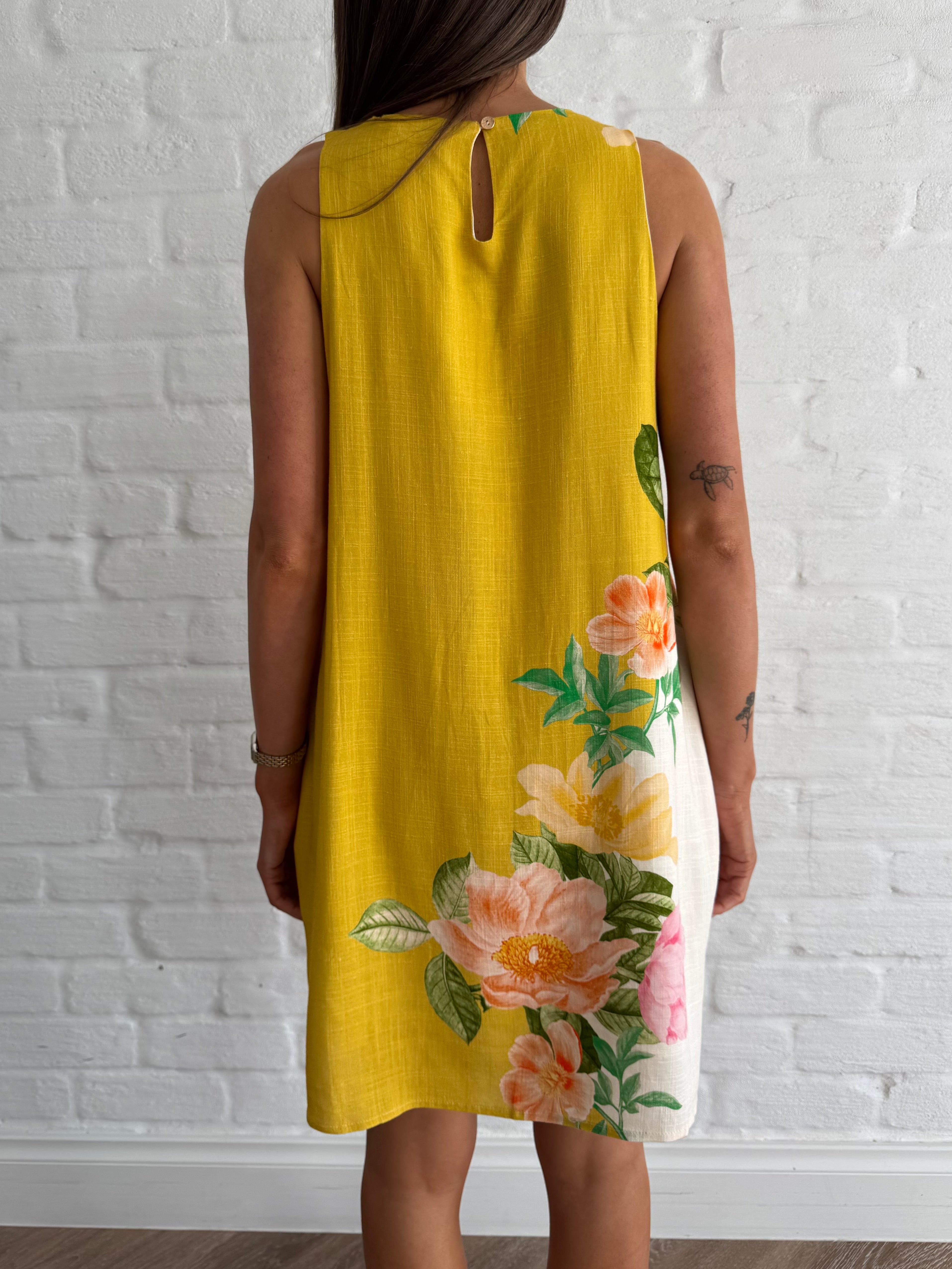 Botanical bliss swing dress