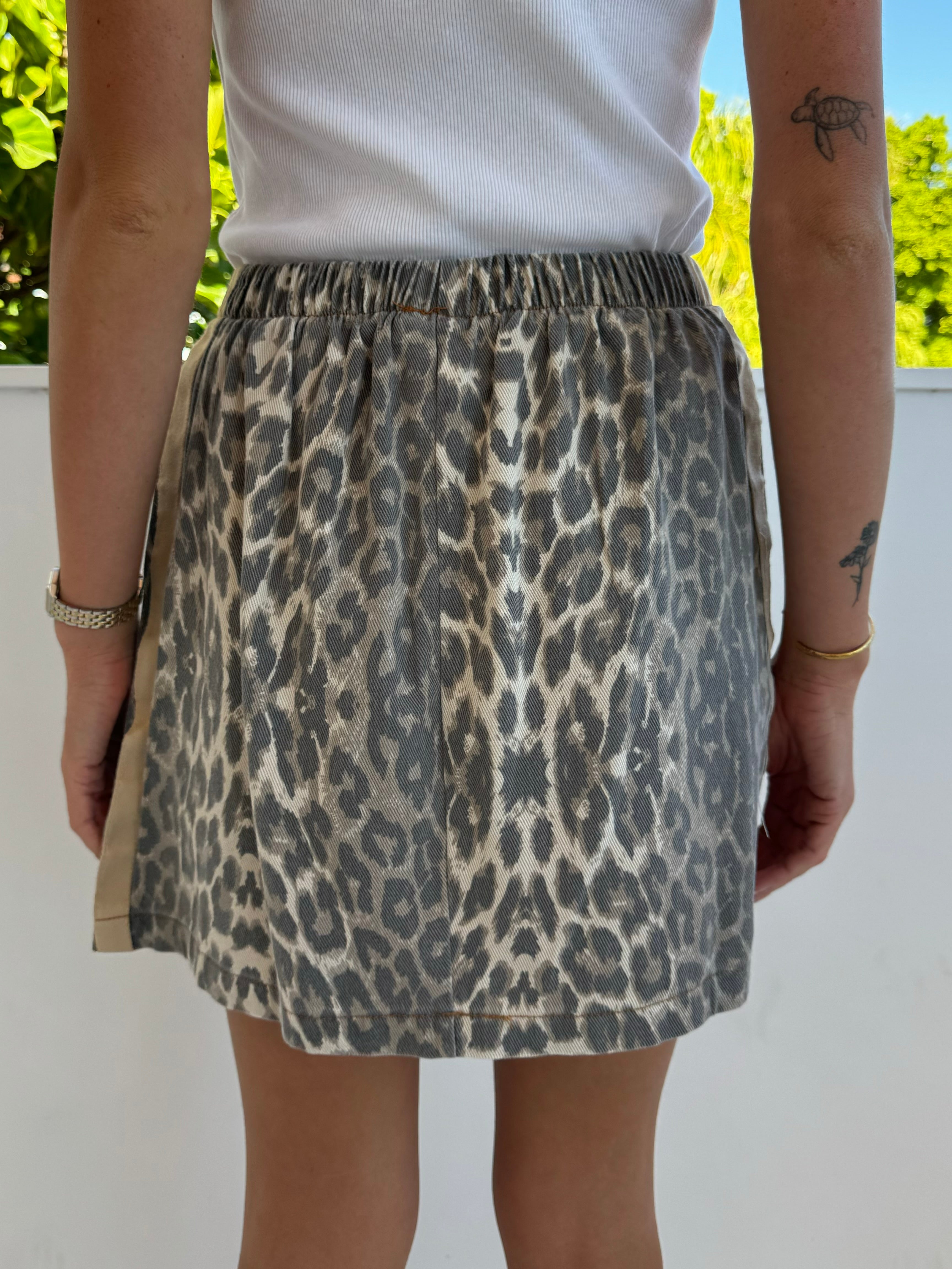 Leona Leopard Skirt