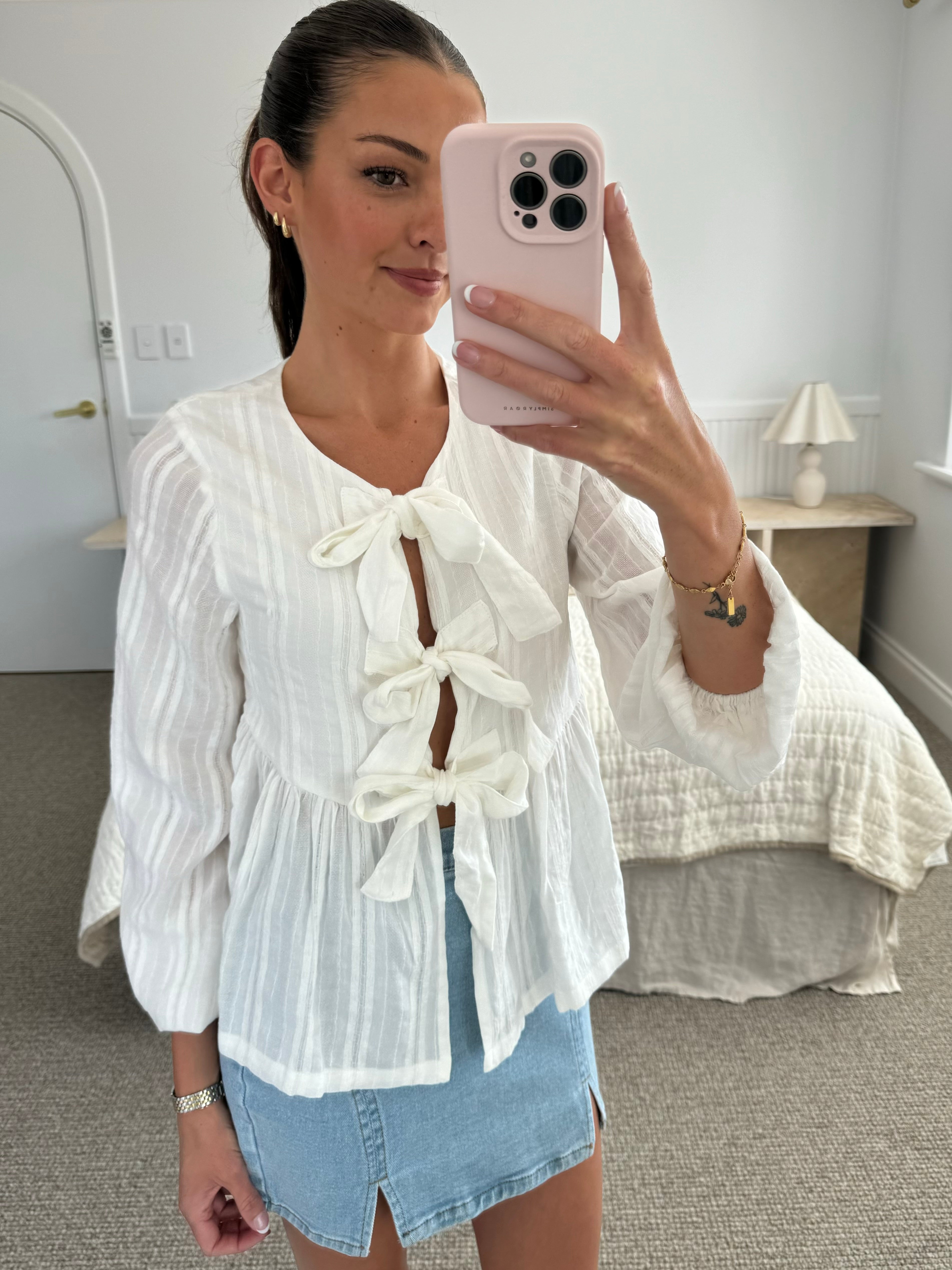 Rowan Tie Blouse