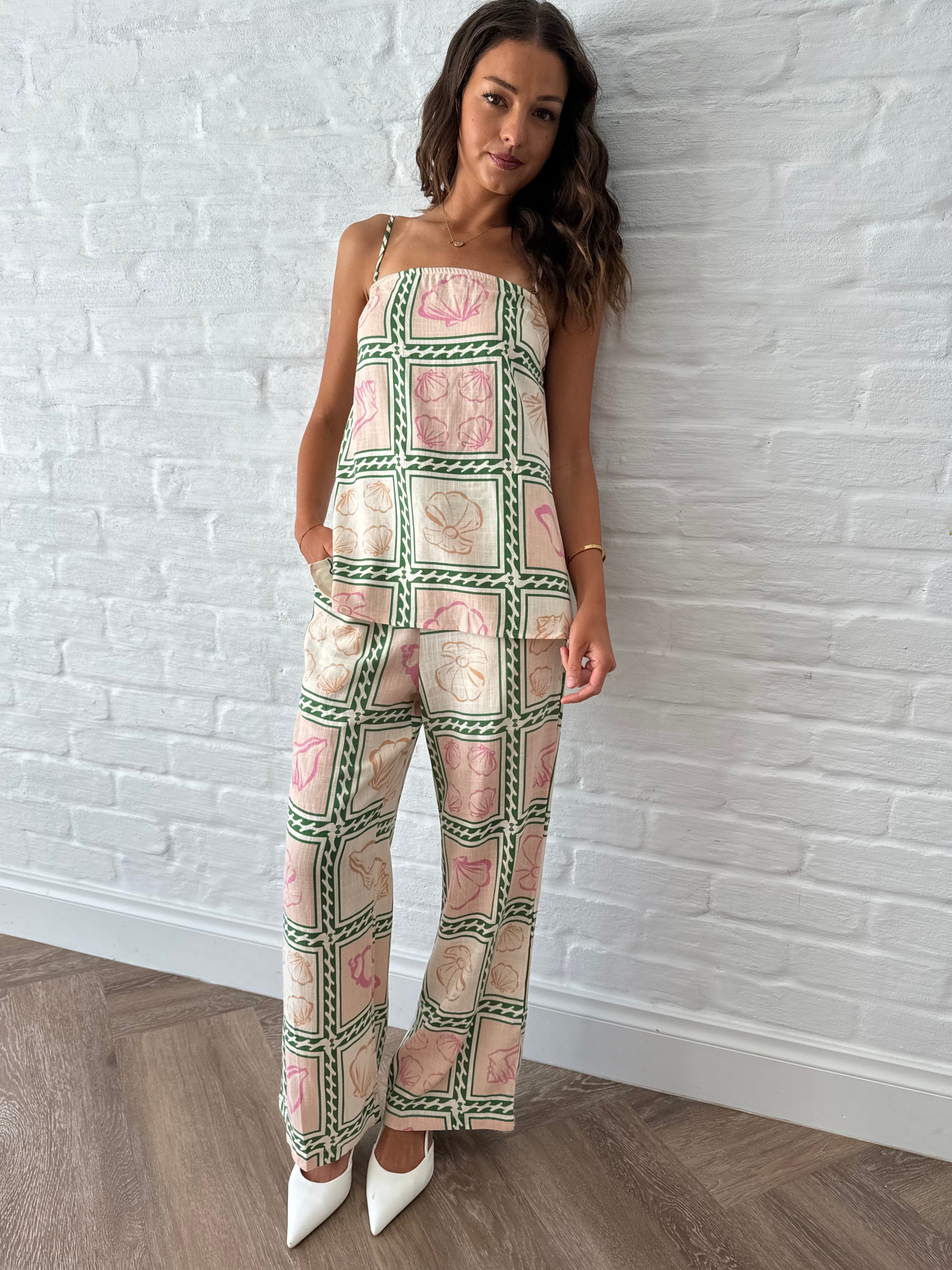 Coastal bloom pants