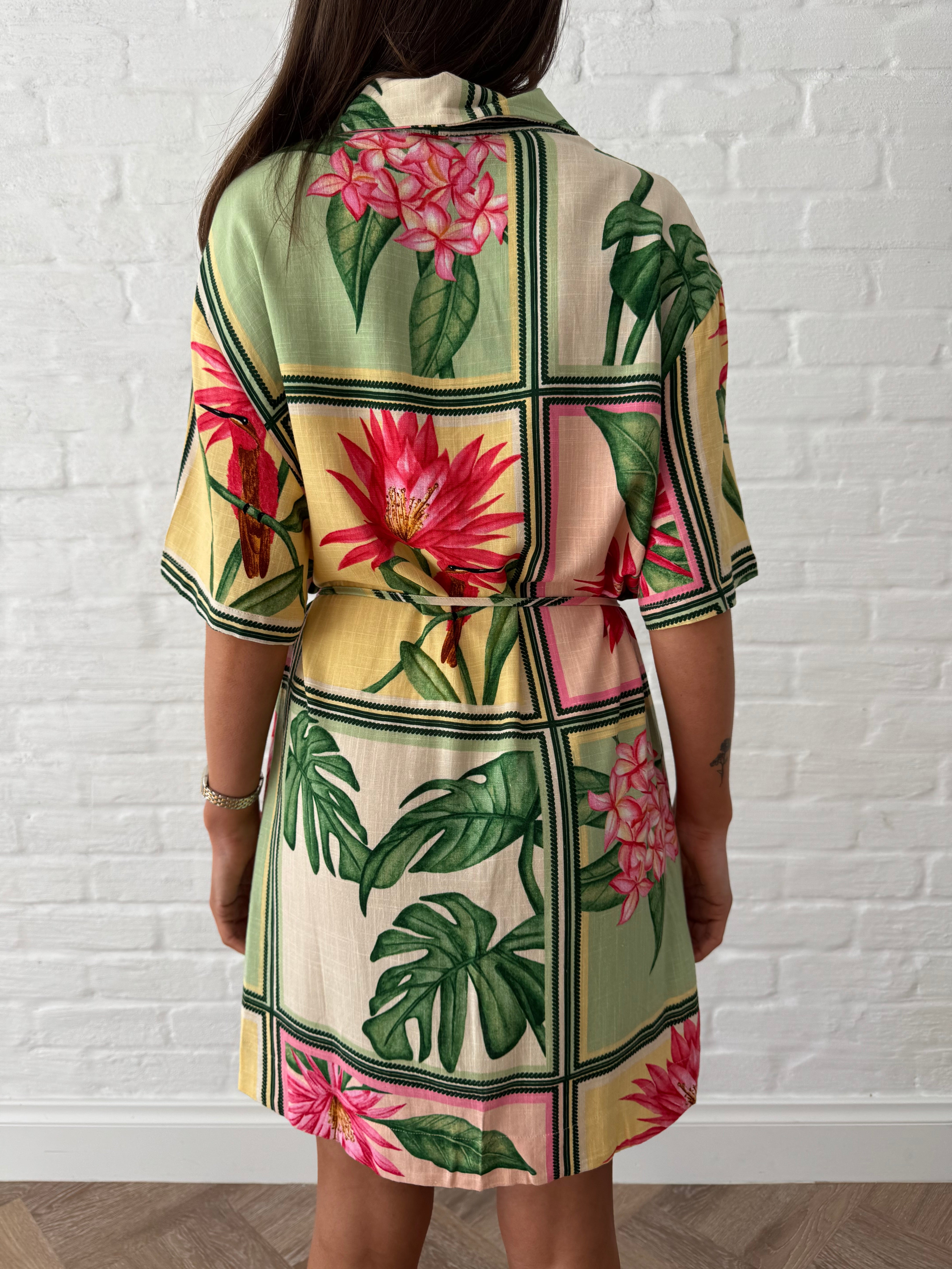 Paradise shirt dress