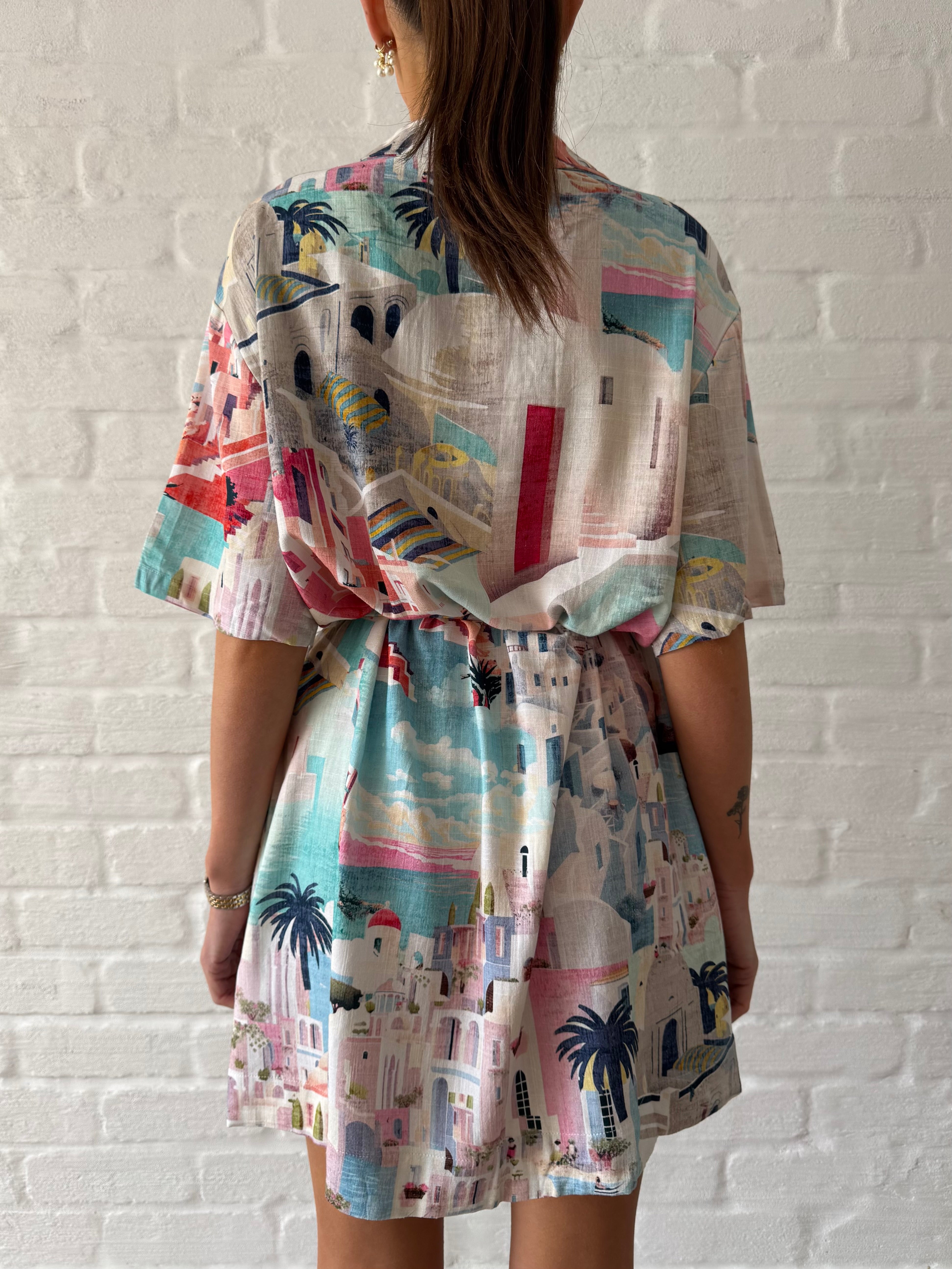 Mykonos shirt dress