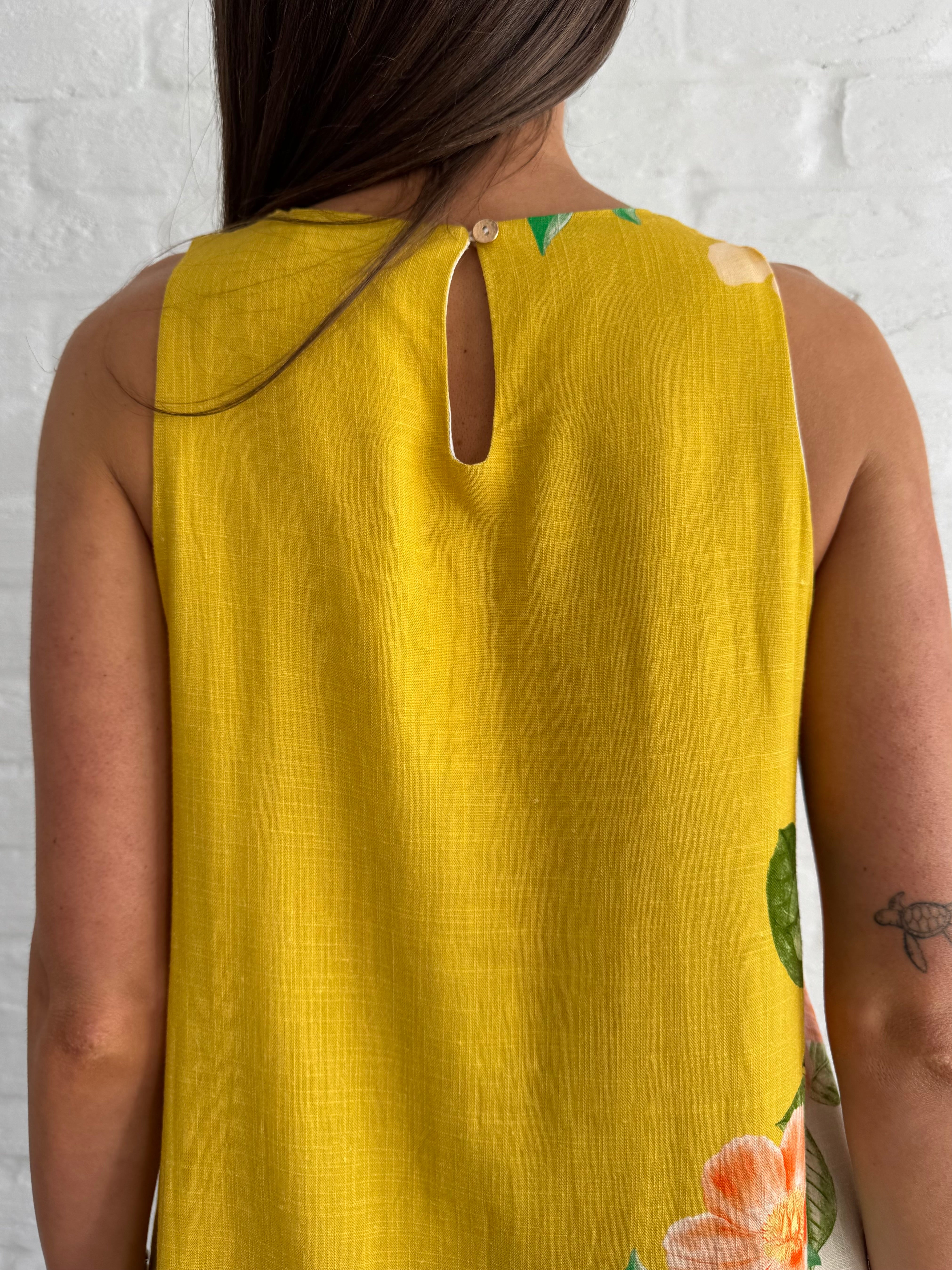 Botanical bliss swing dress