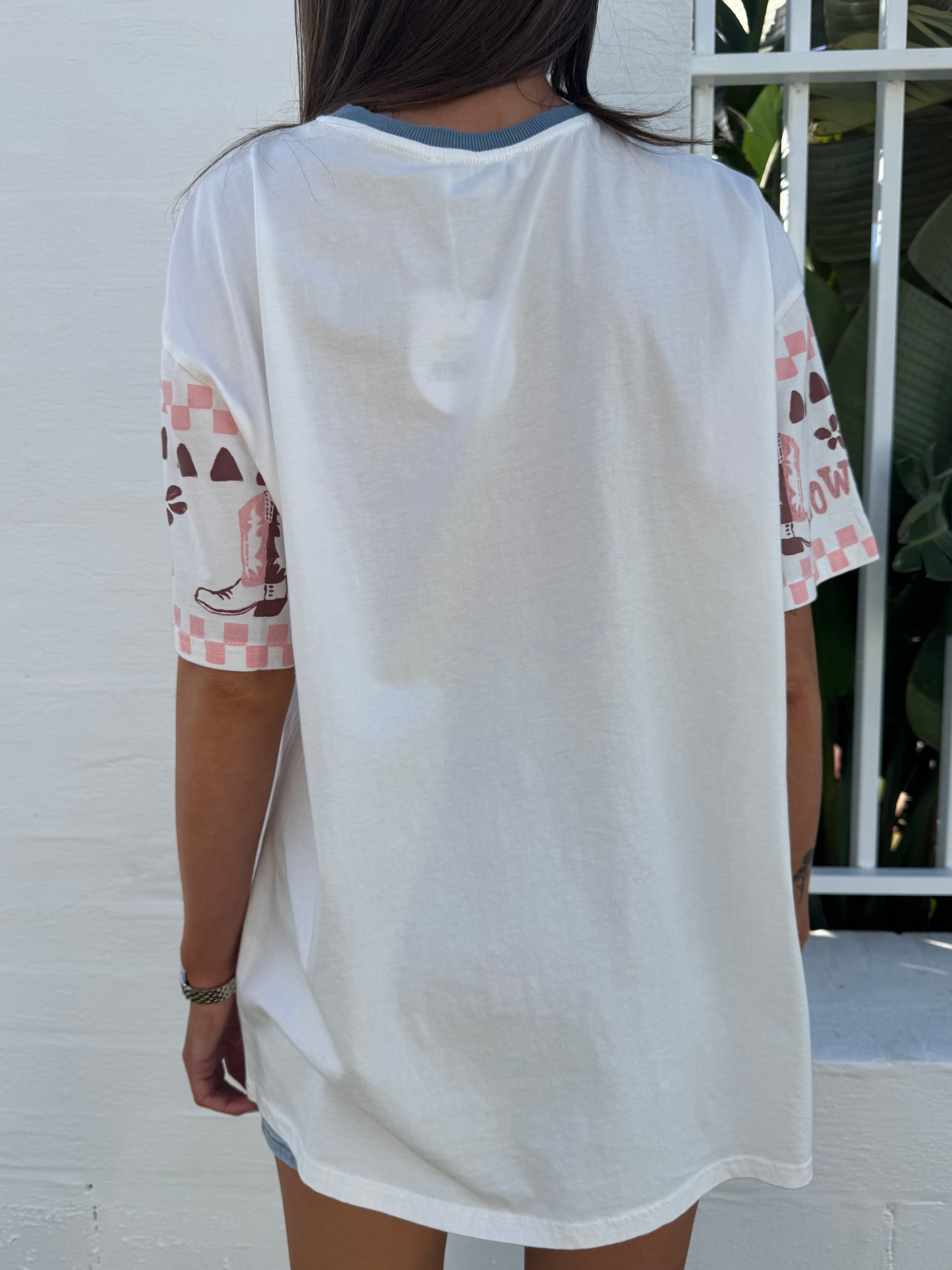 Cowgirl tide tee