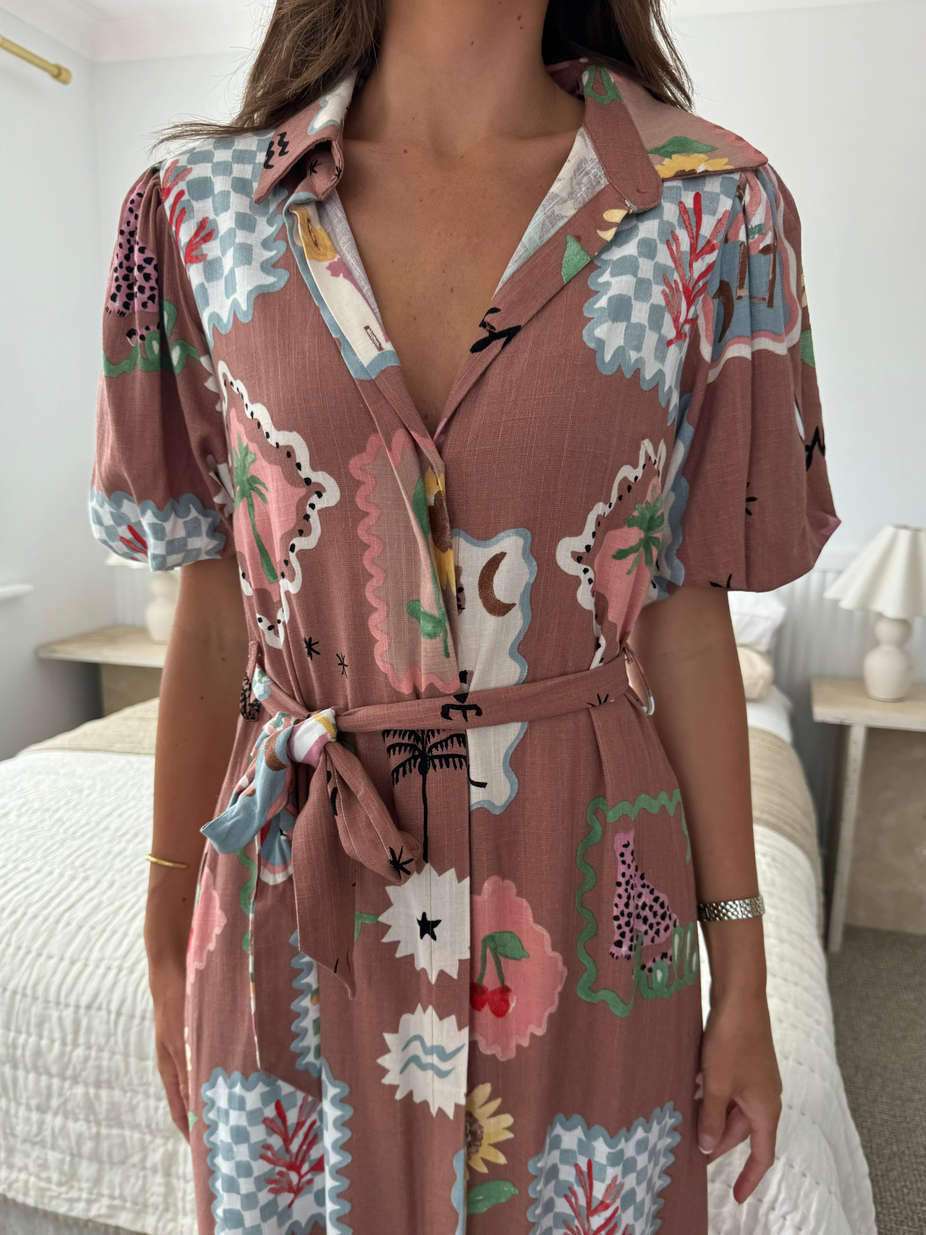 Alora Maxi Shirt Dress