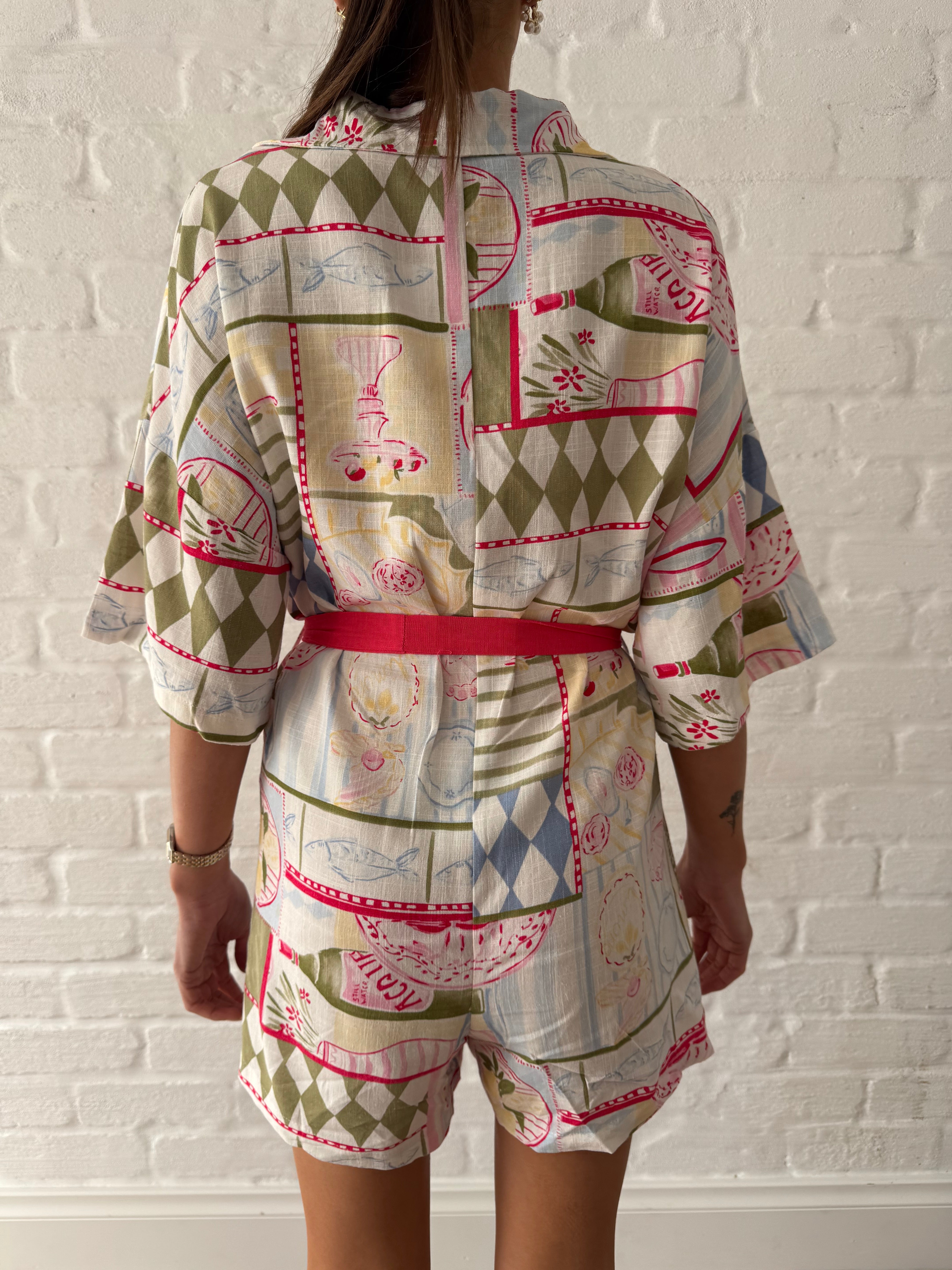 Picnic dreams playsuit