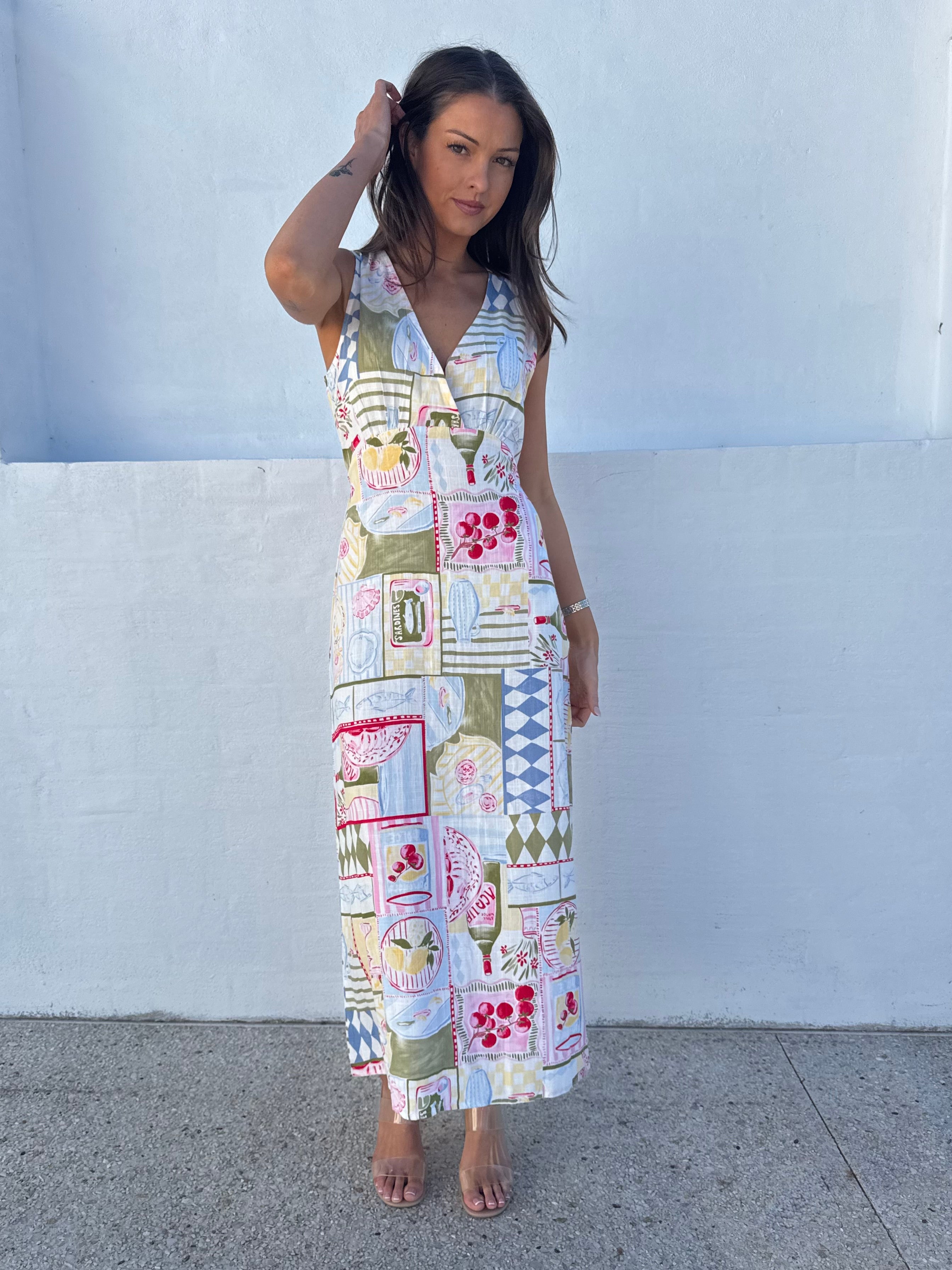 Picnic dreams midi dress