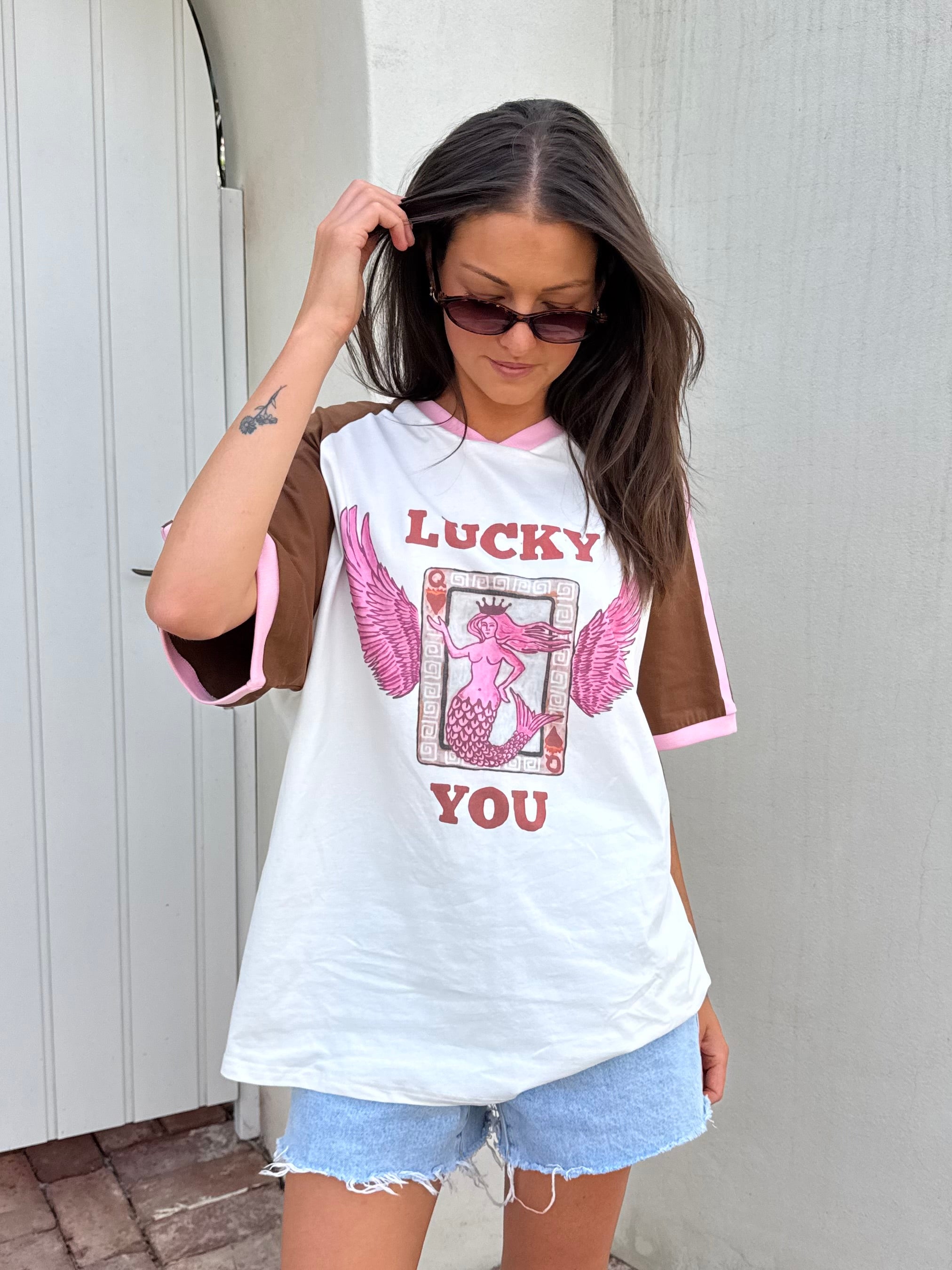 Luck you tee