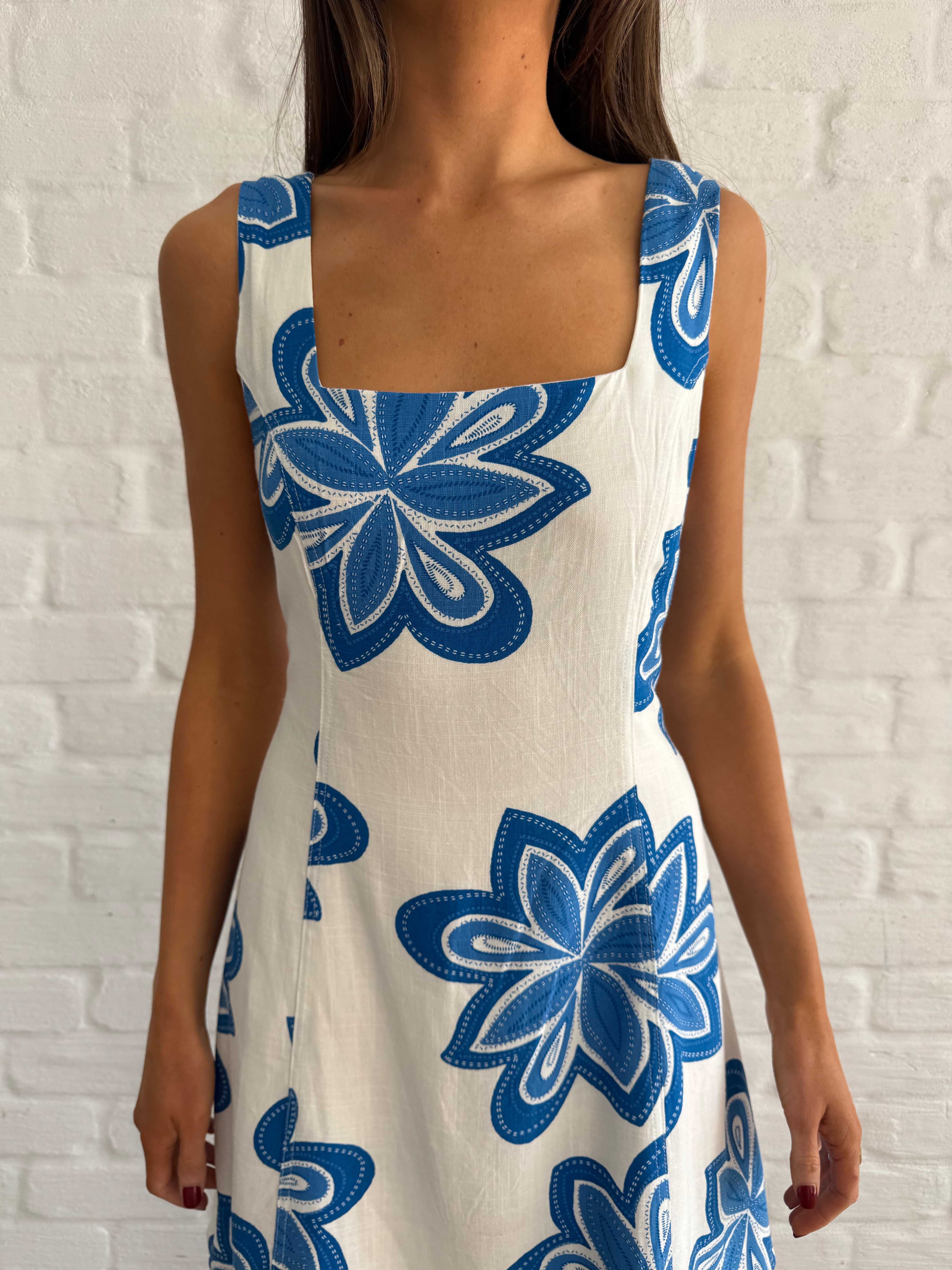 Blue bloom dress