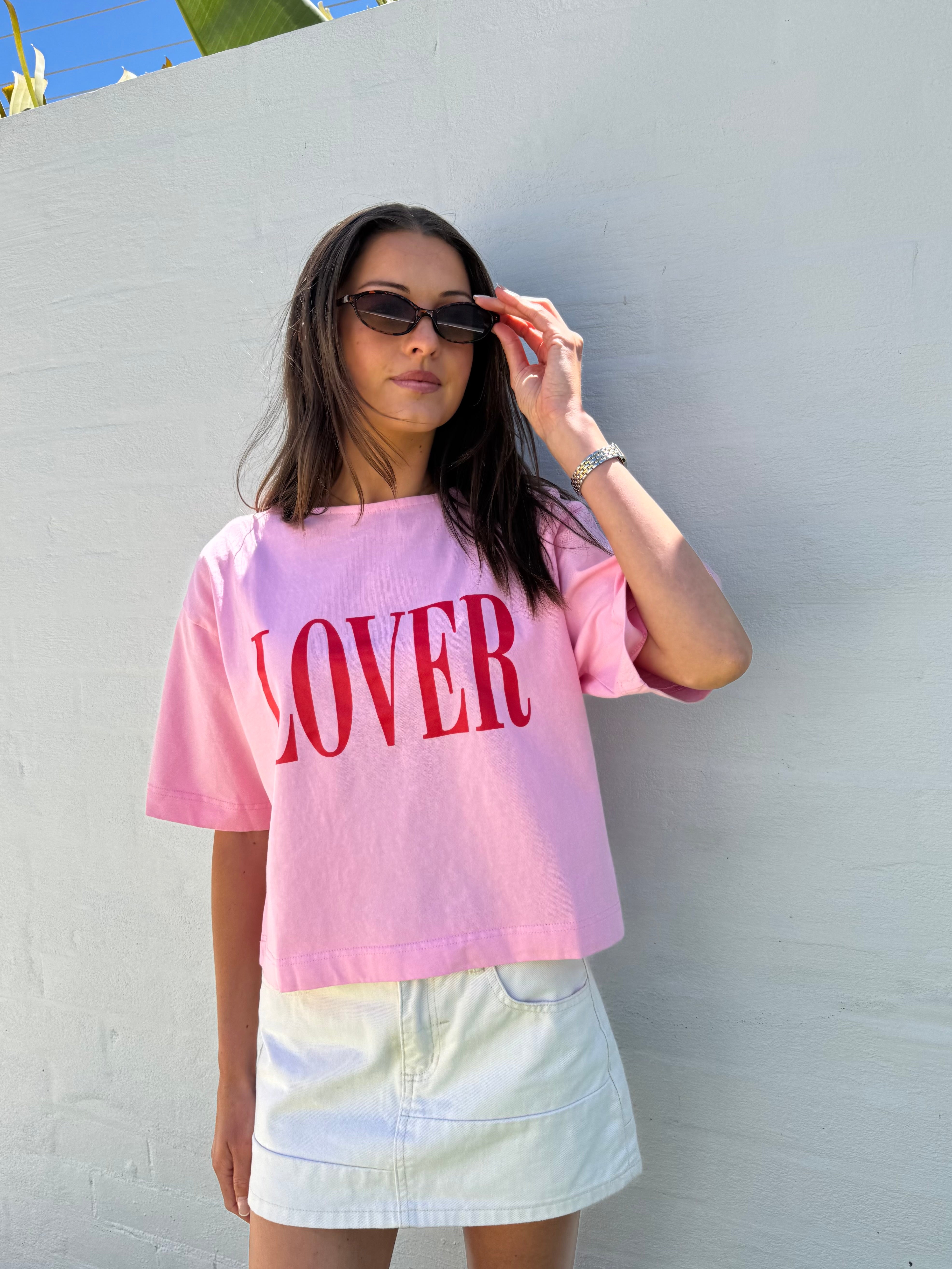 Lover tee (Pink)