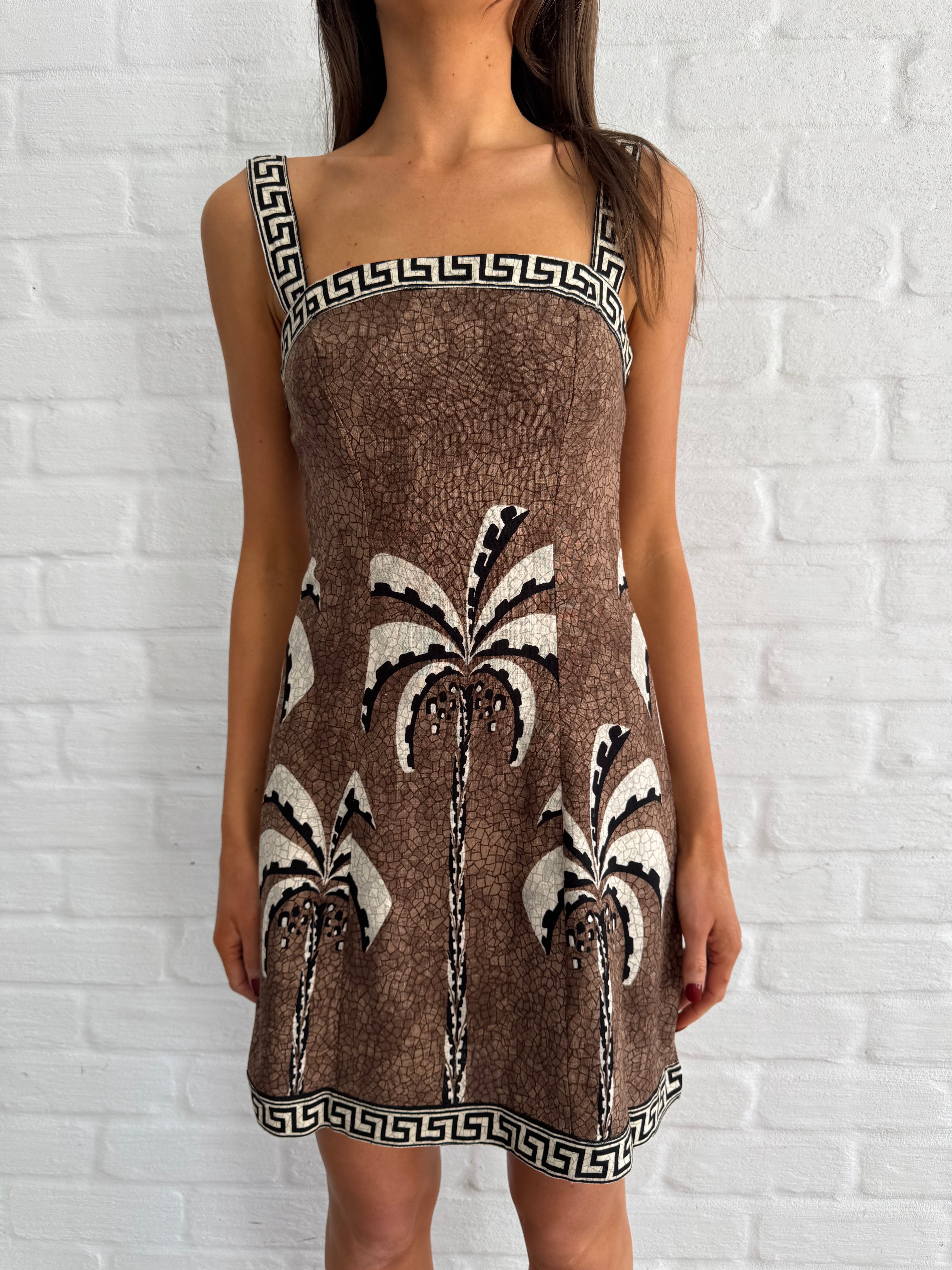 Palm mirage mini dress