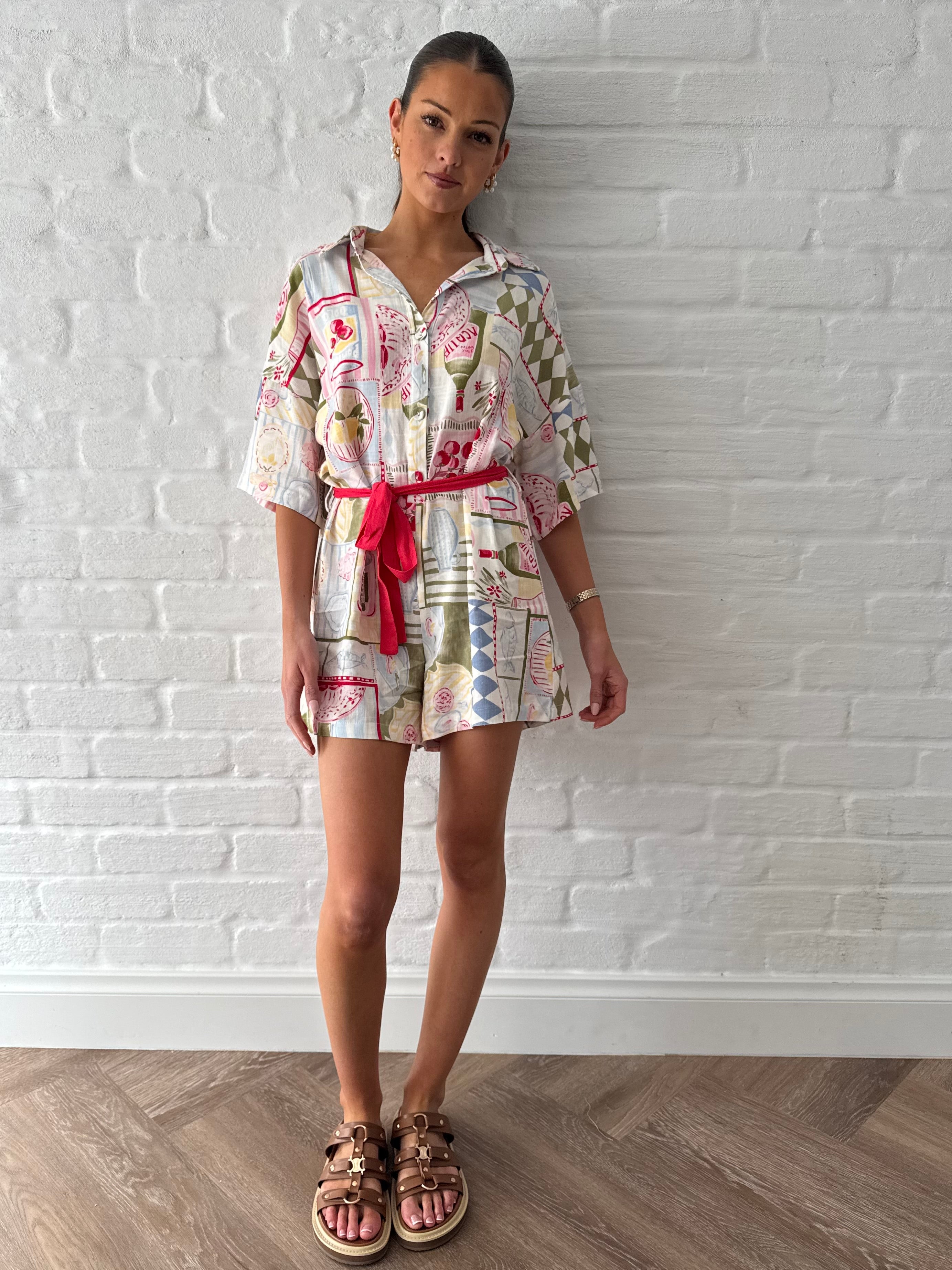 Picnic dreams playsuit