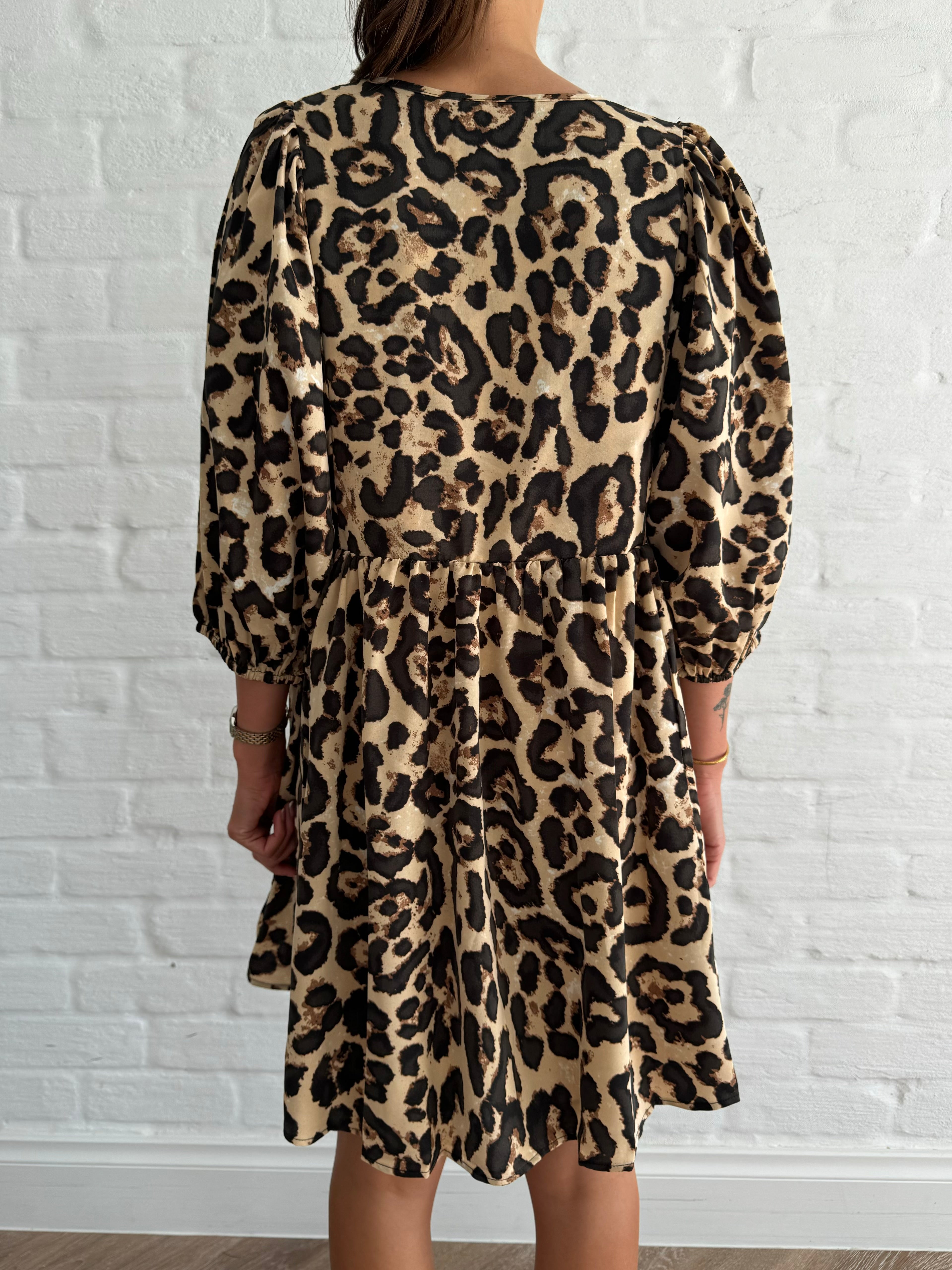Kiki Leopard Dress