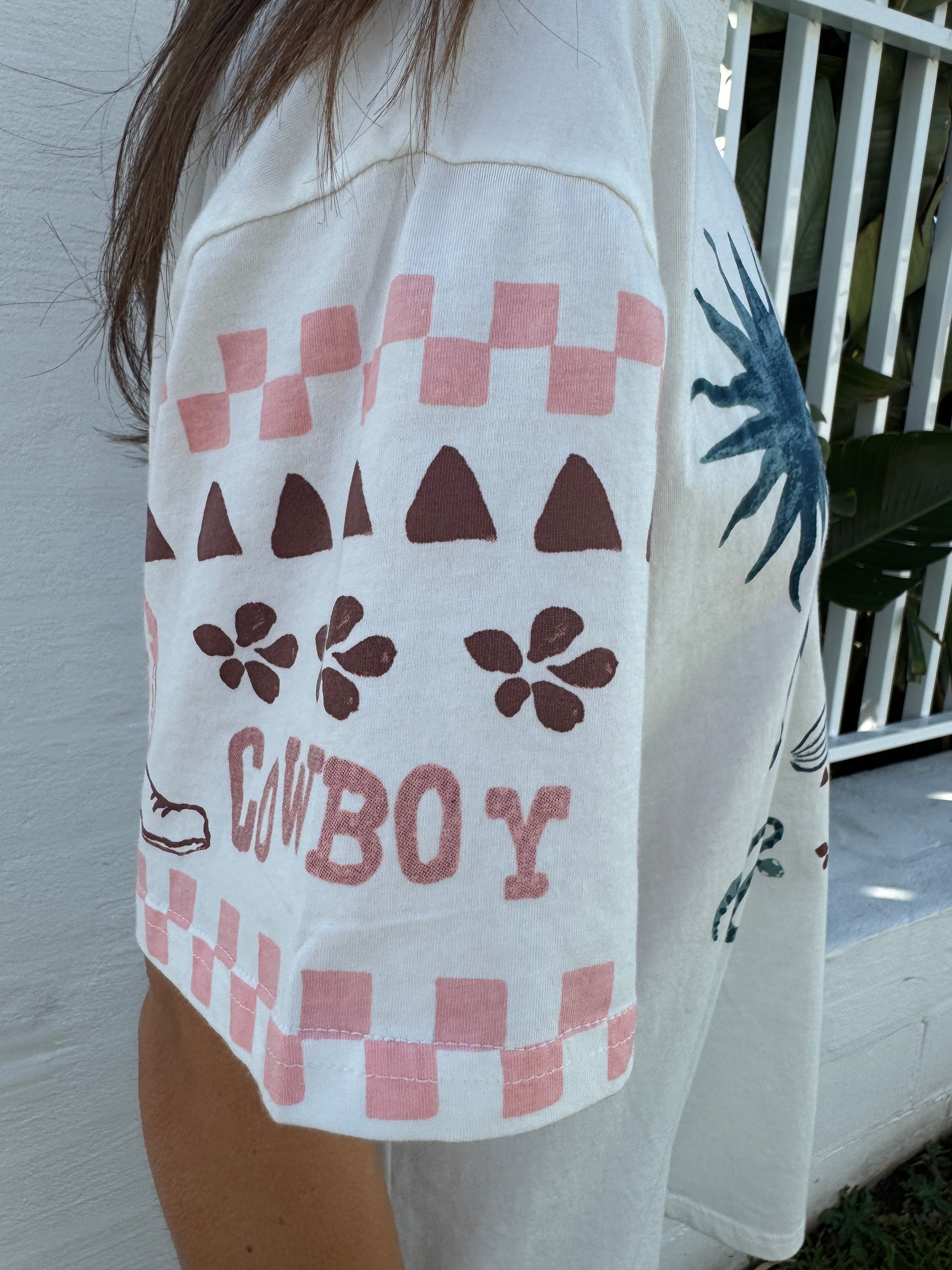 Cowgirl tide tee
