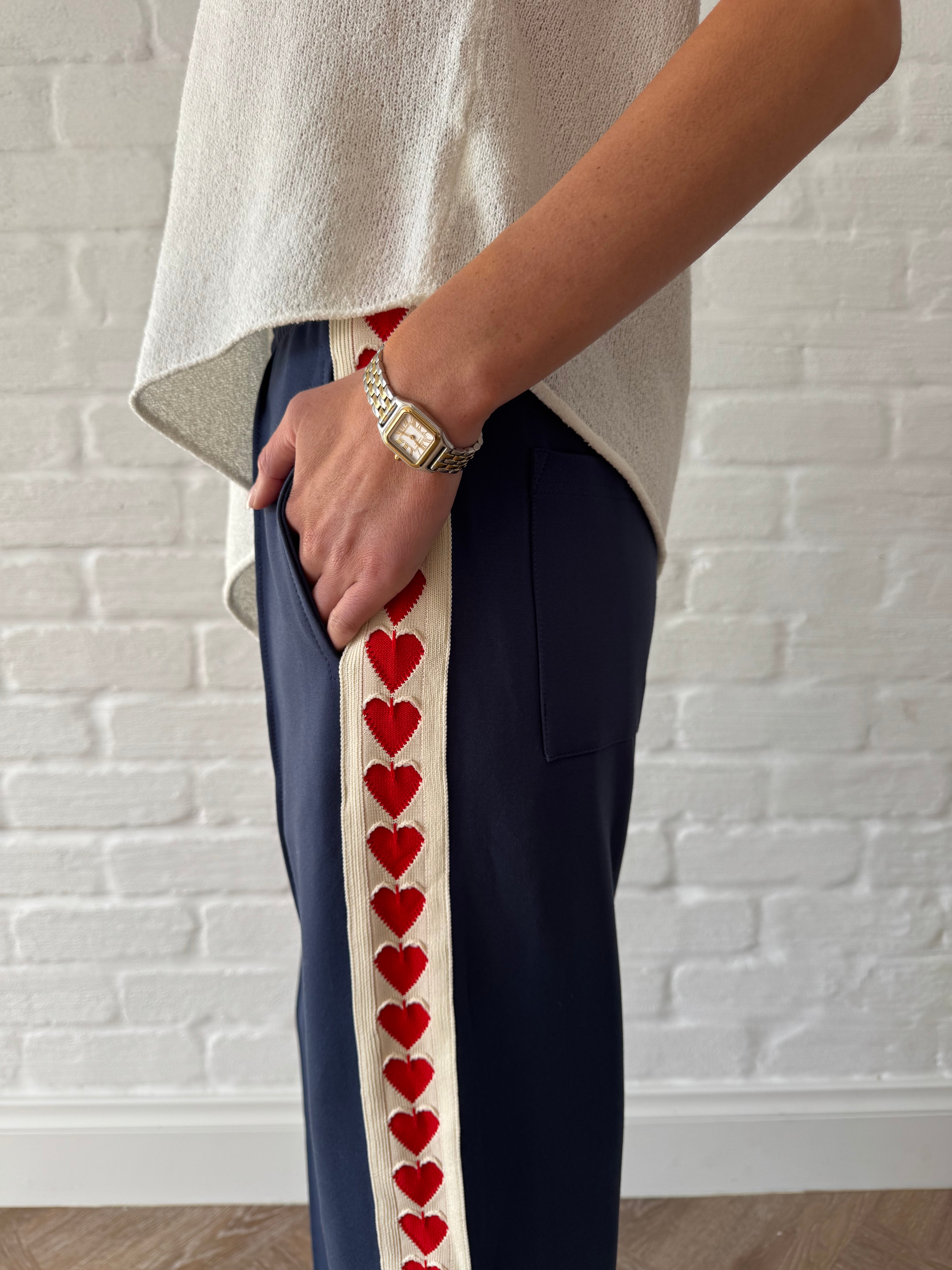 I heart you pant (Blue)