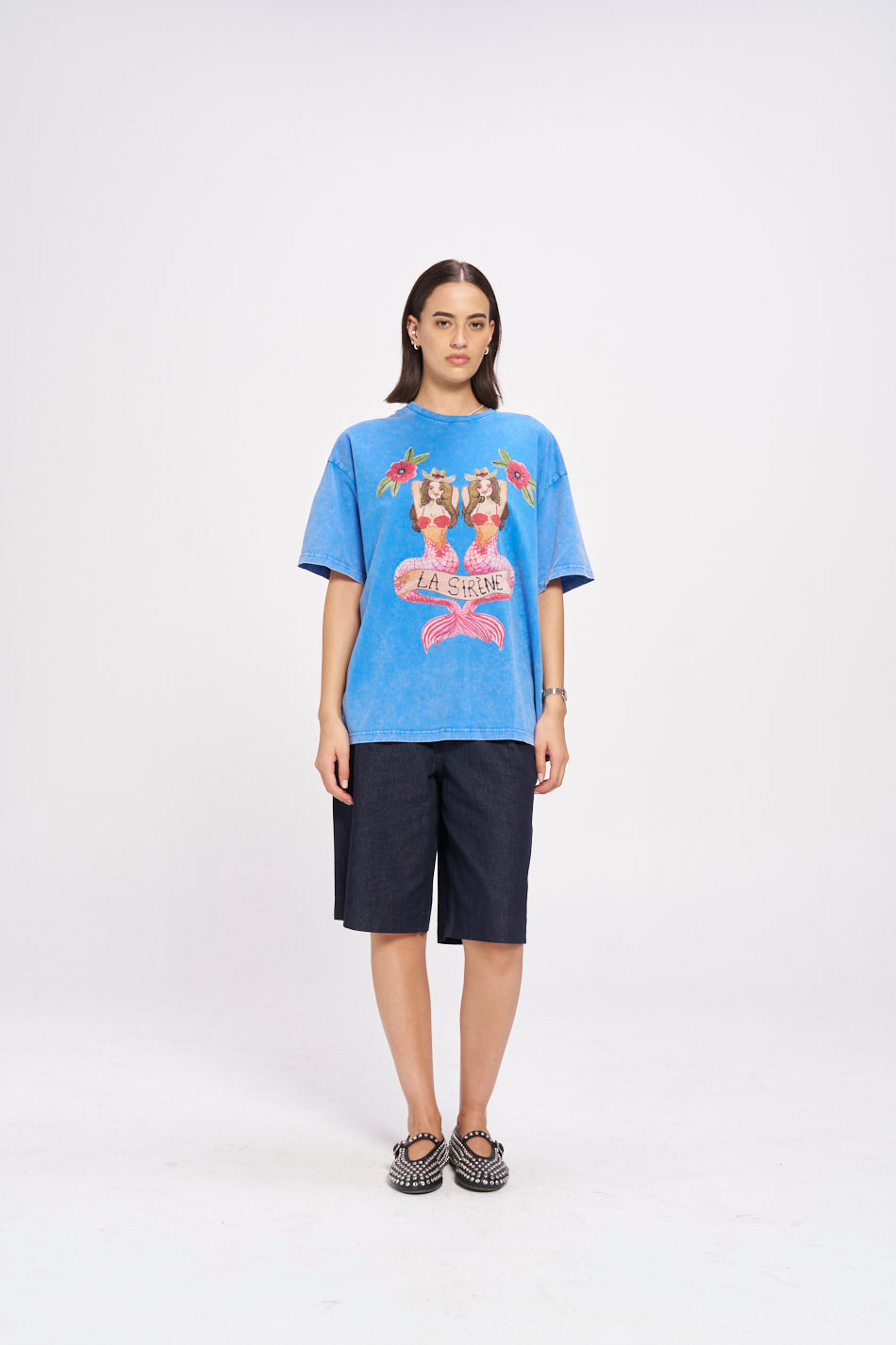 Mermaid La Sirene Tee / Blue
