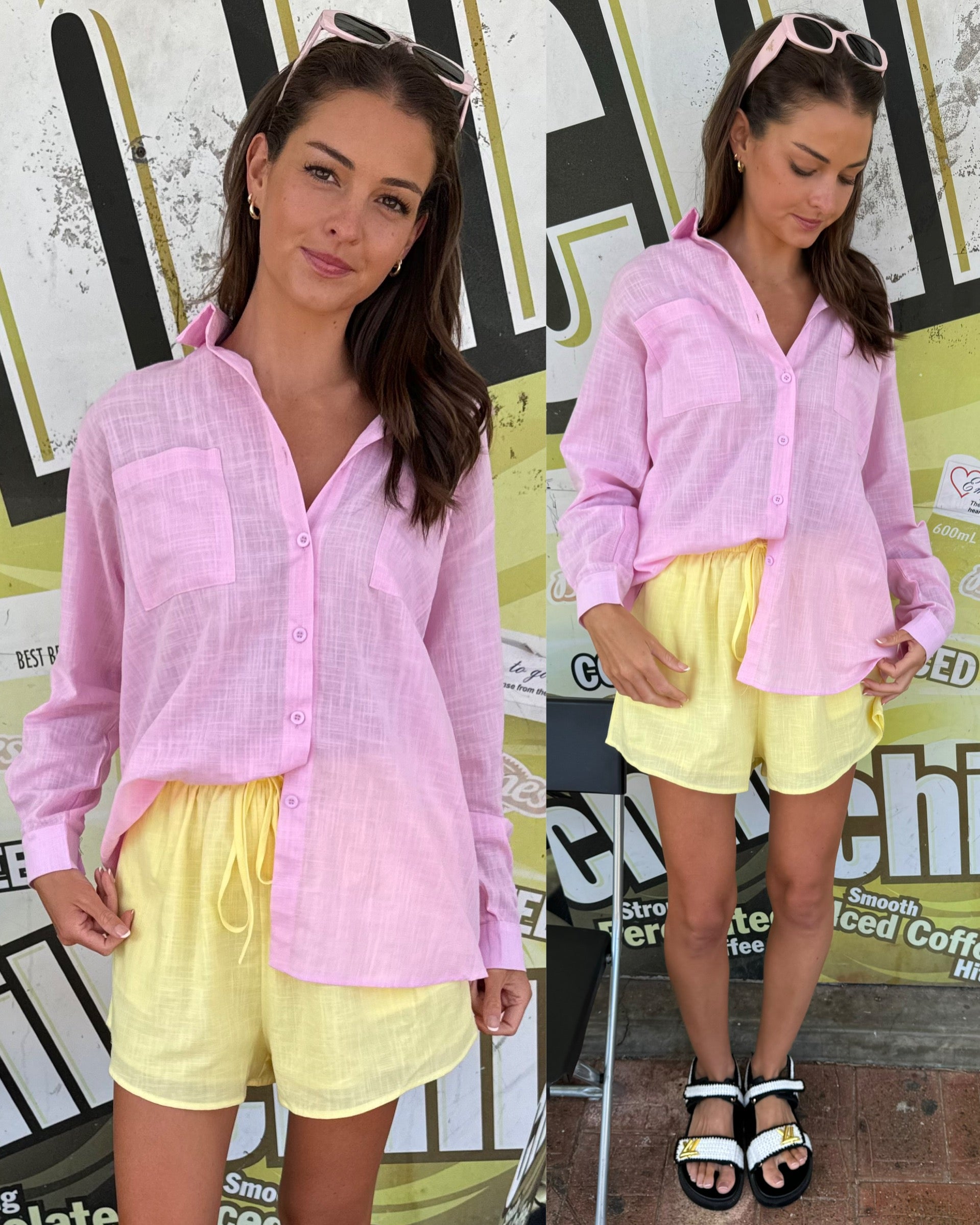 Jayde Set / Pink & Yellow