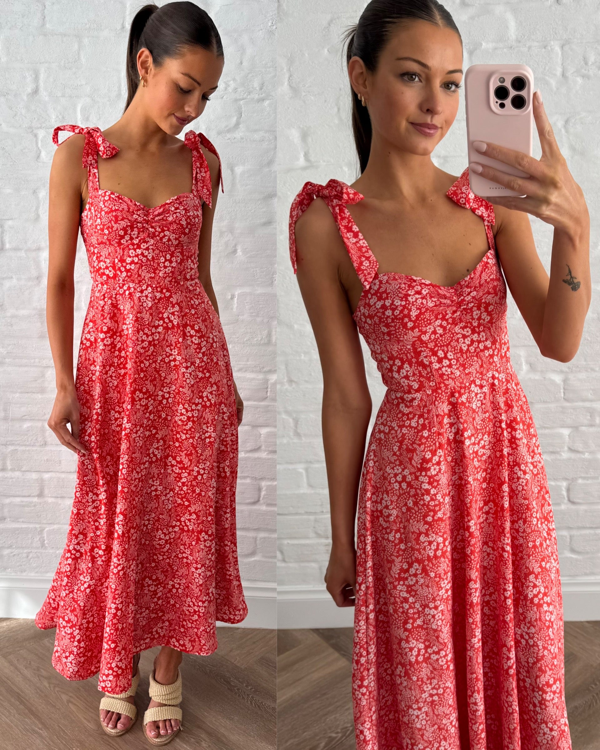 Lia dress (Red)