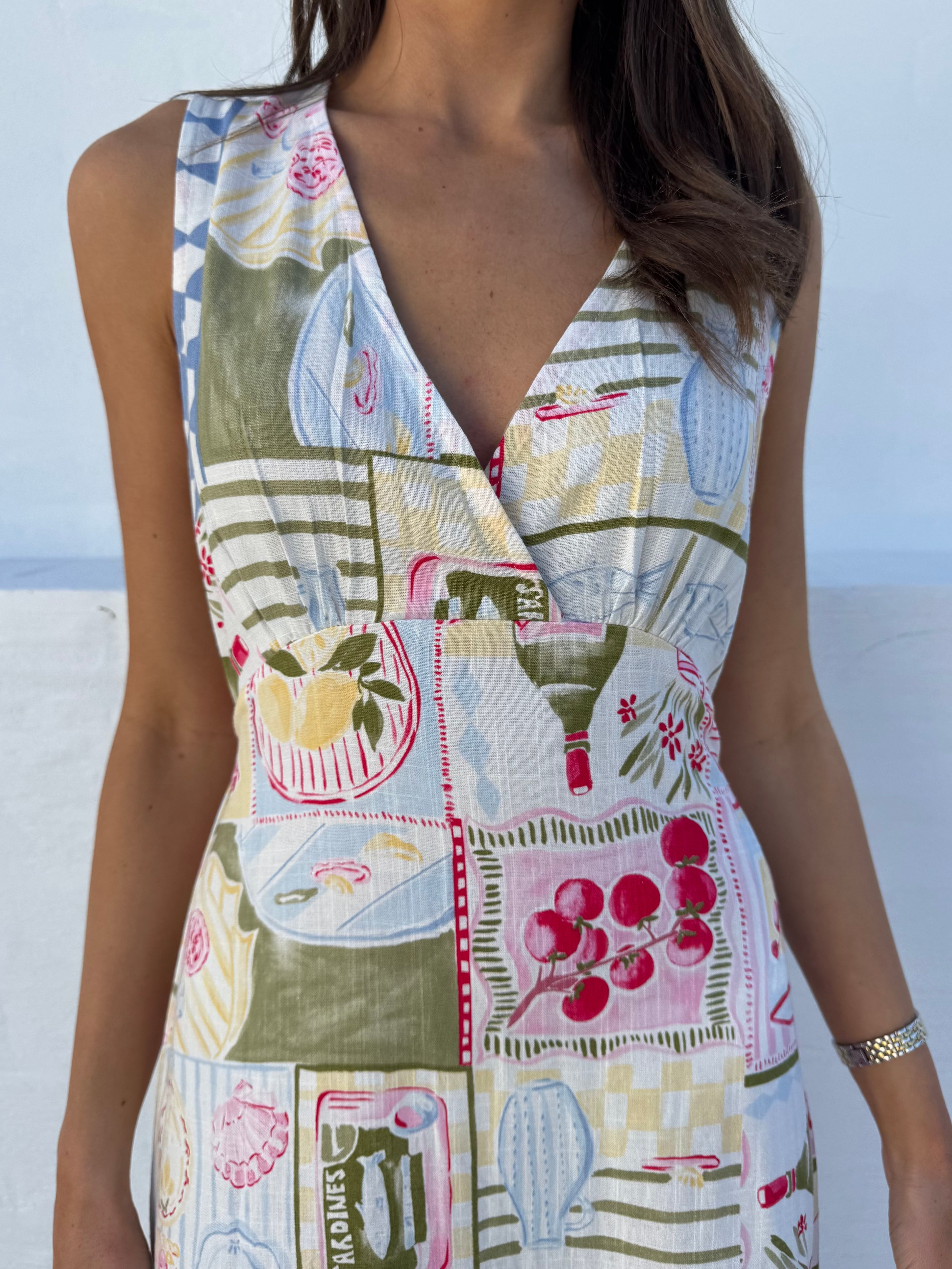 Picnic dreams midi dress