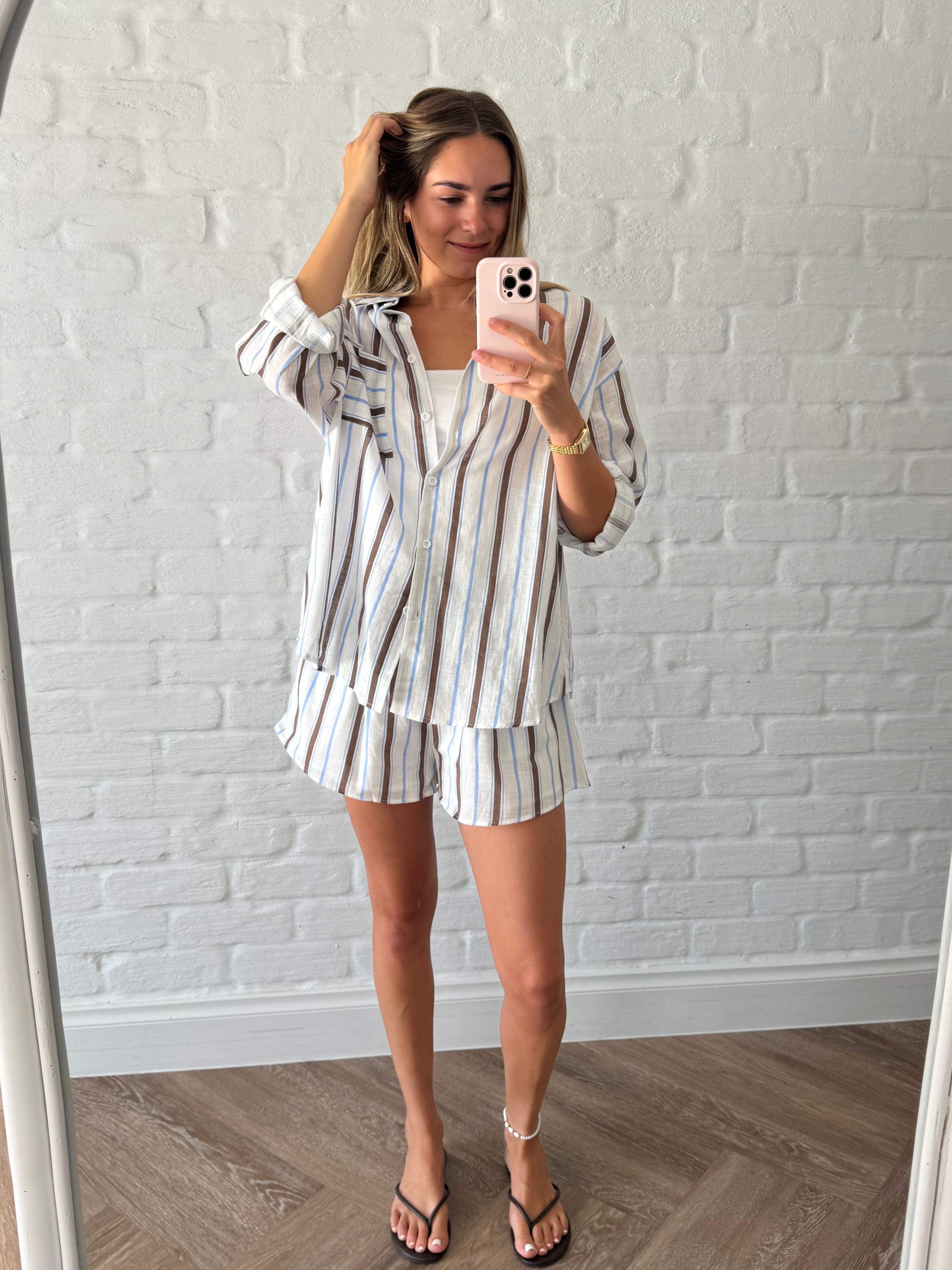Seaside stripe set