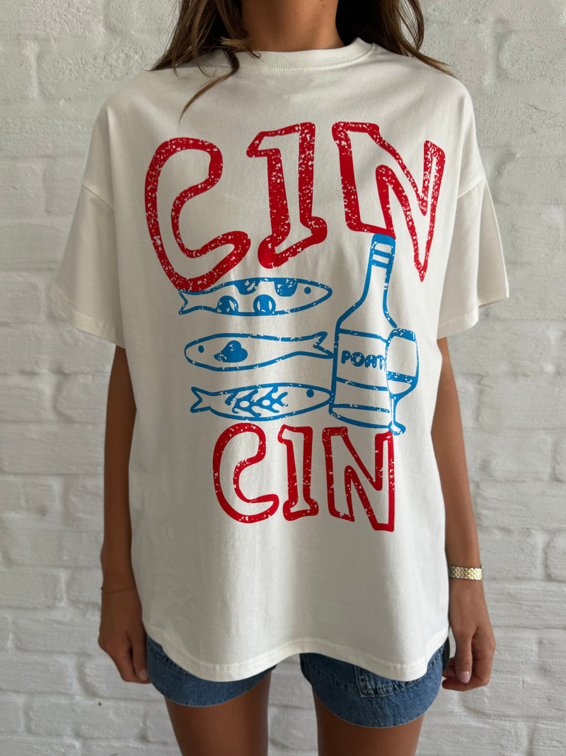 Cin cin sardine tee