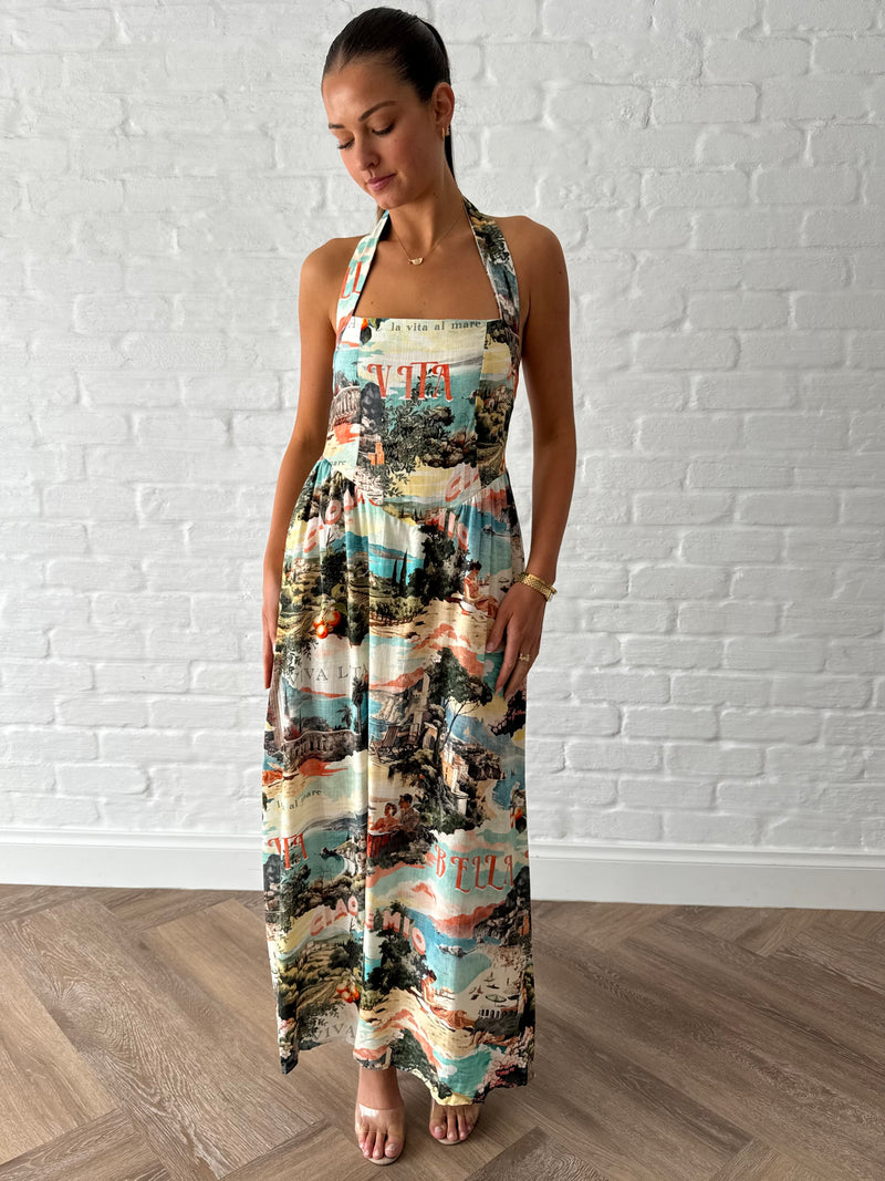 Bella Vita Halter Dress