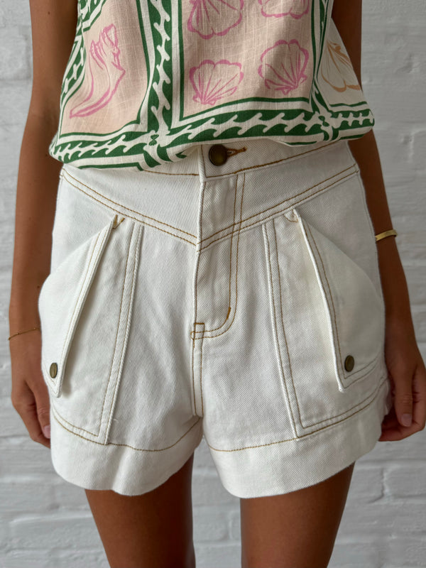 Renn shorts / white