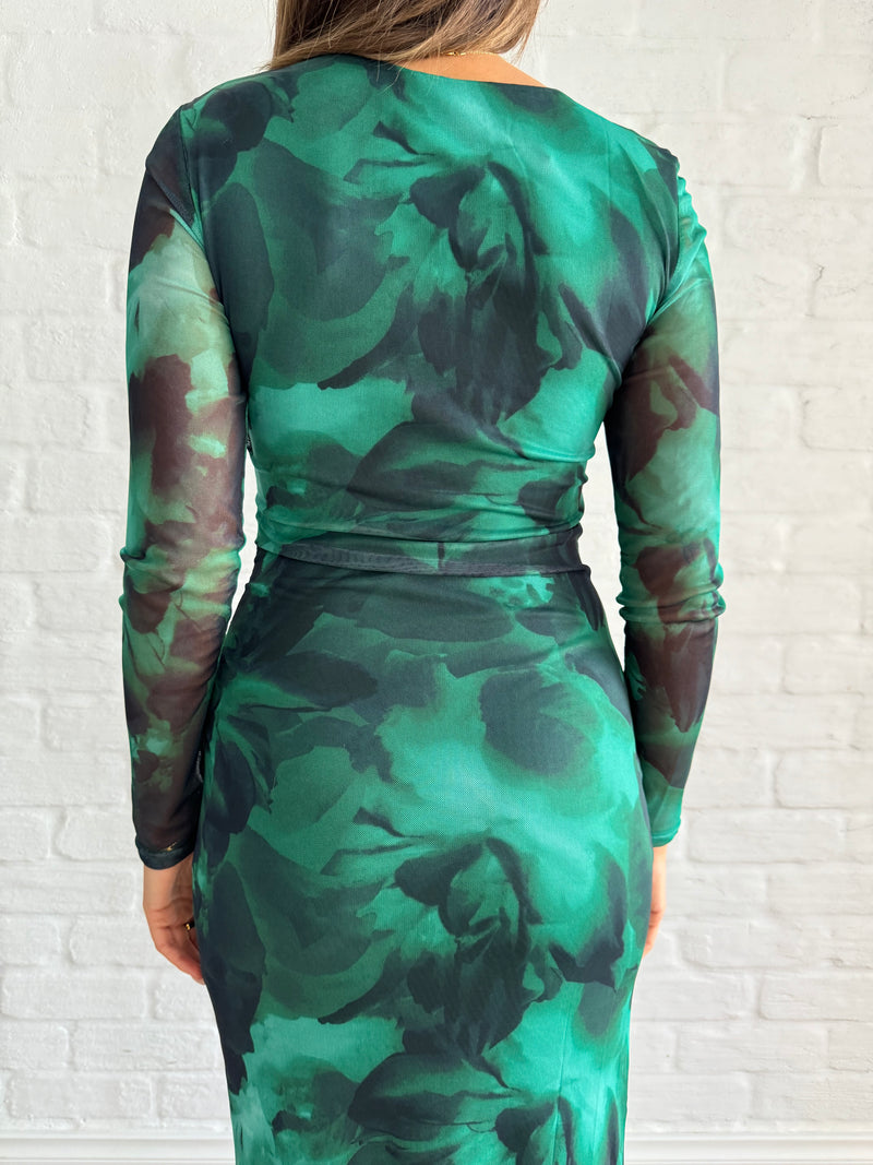 Tabitha Dress - forest green - rnayclothing
