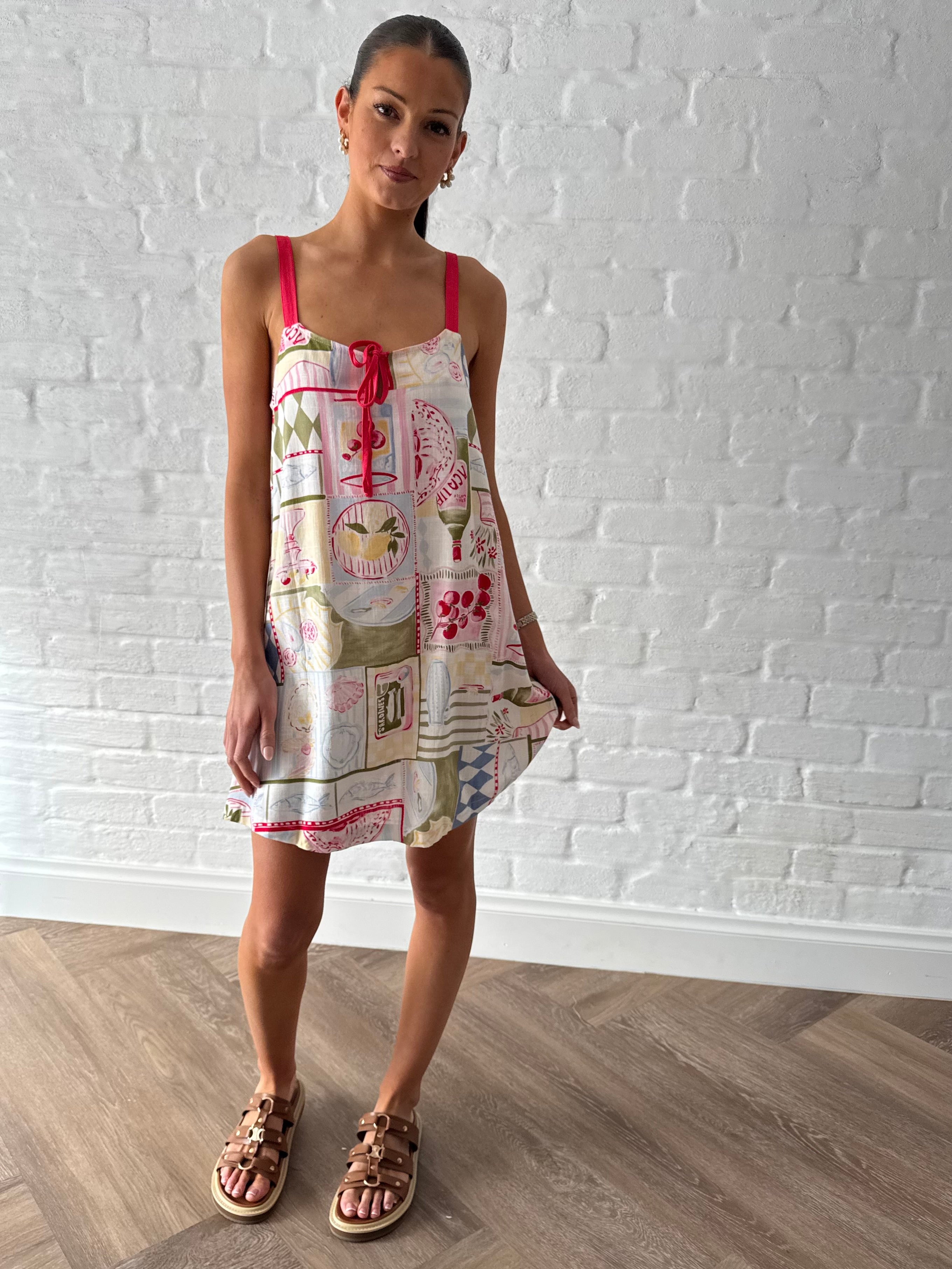 Picnic dreams mini dress