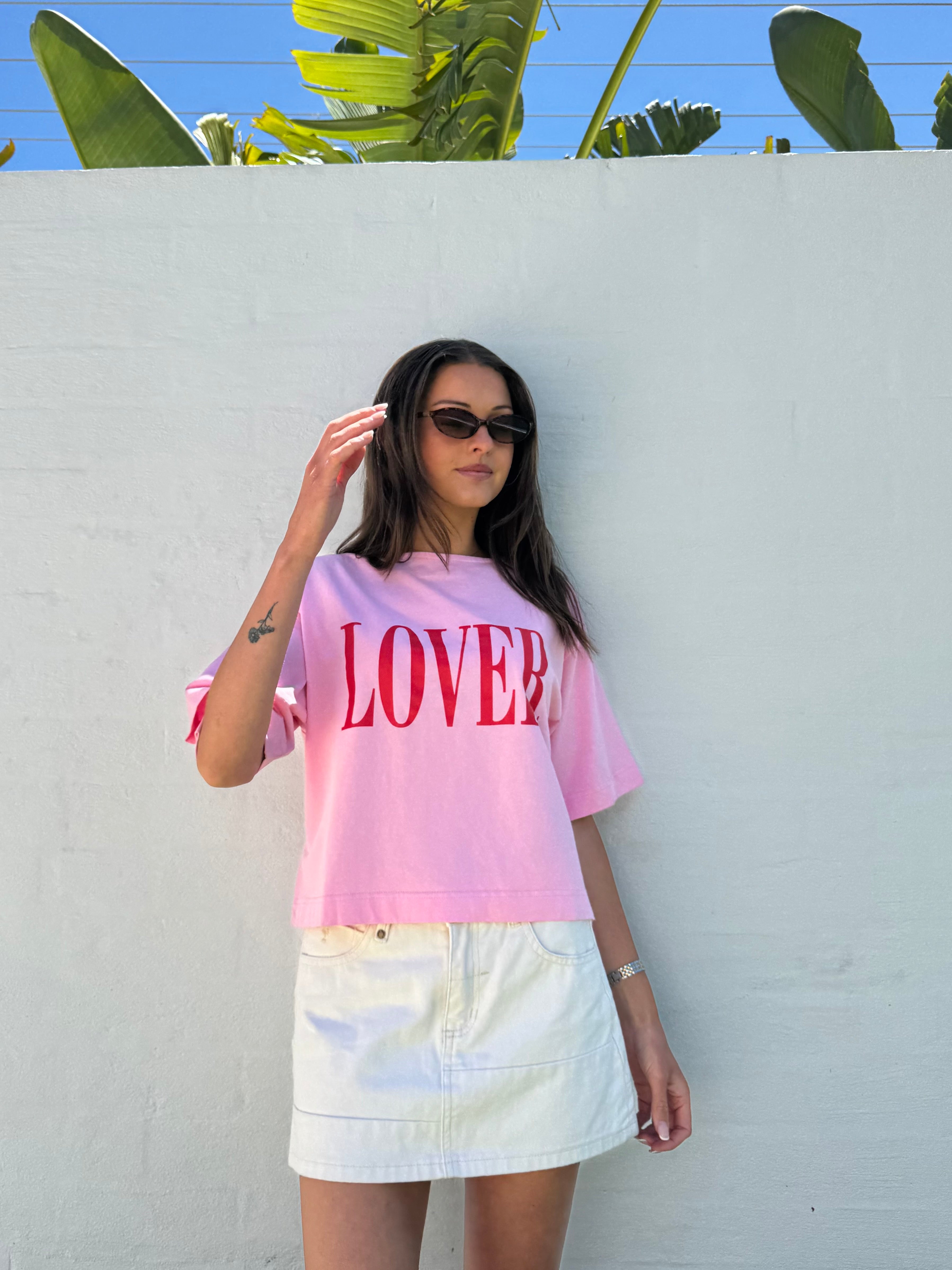 Lover tee (Pink)