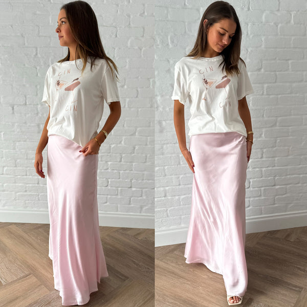 Belle maxi skirt / pink