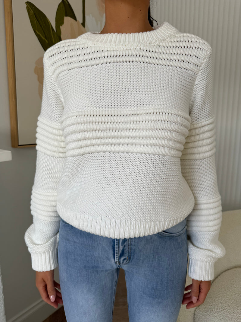 Harmony knit /white - rnayclothing