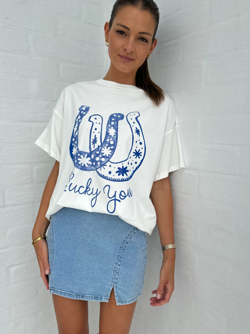 Lucky you tee