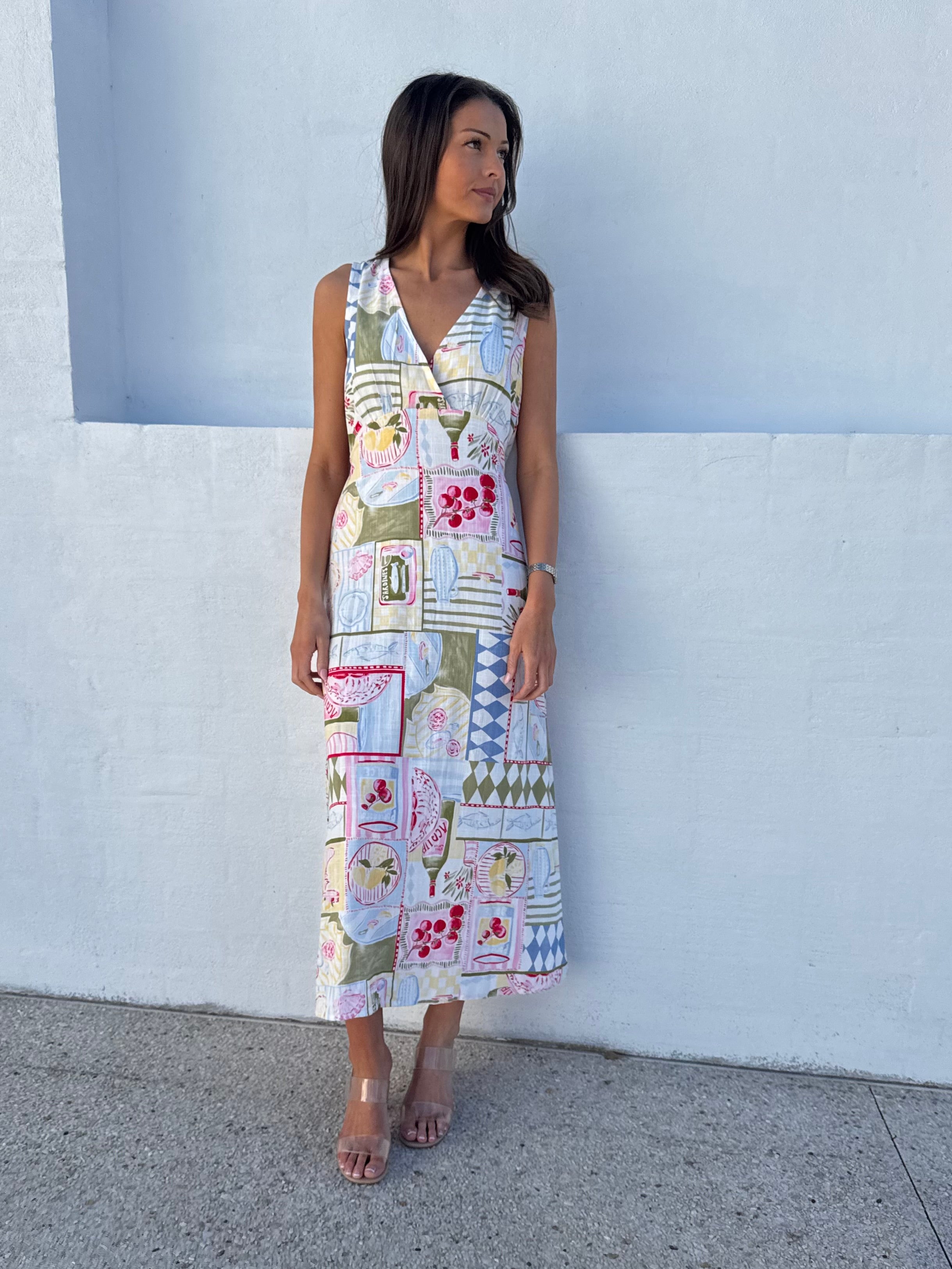 Picnic dreams midi dress