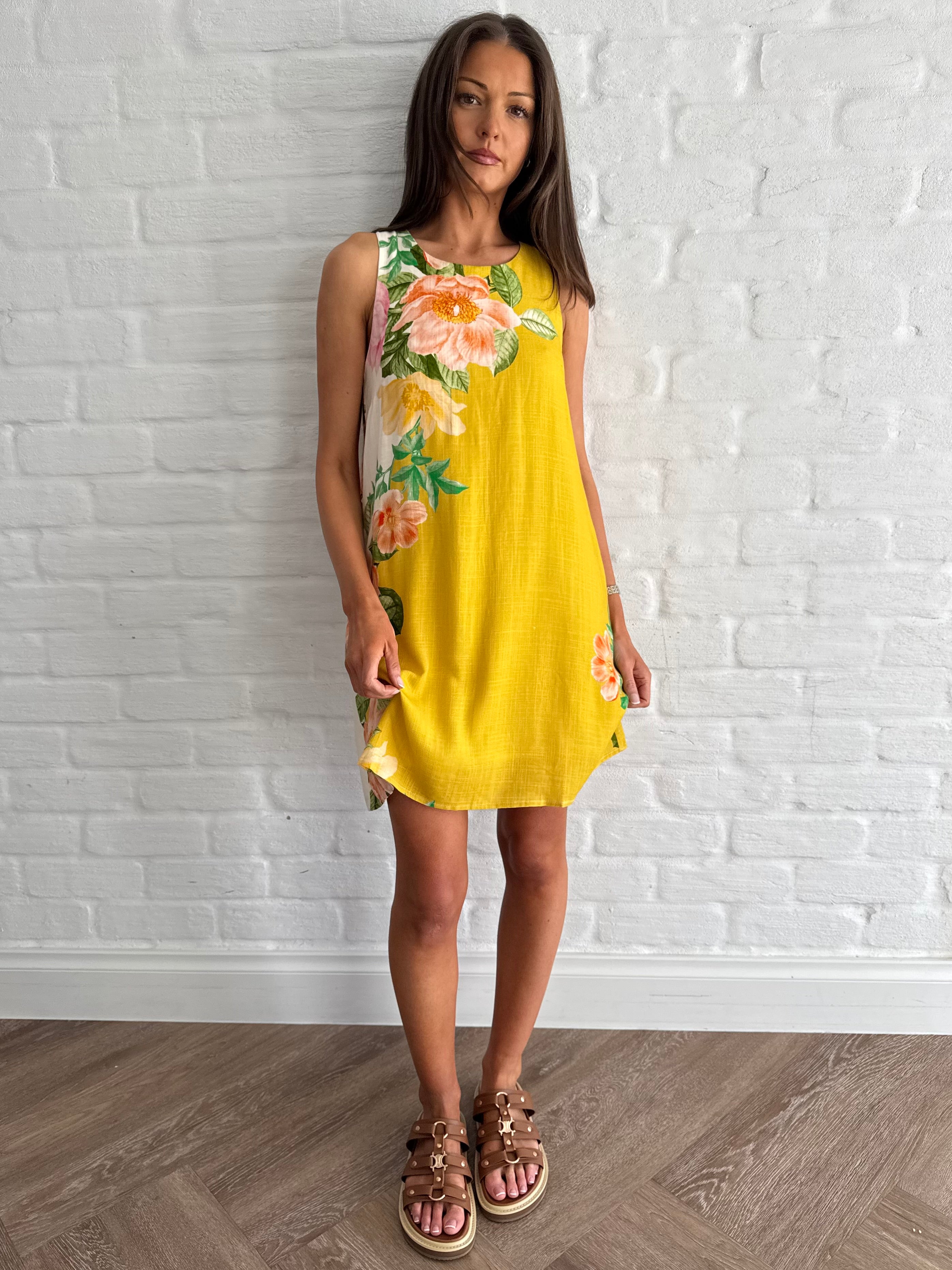 Botanical bliss swing dress