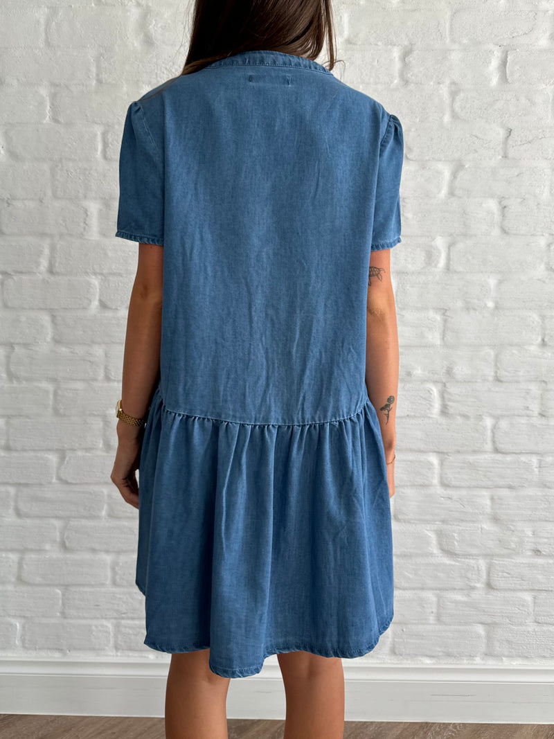 Frank denim dress/dark