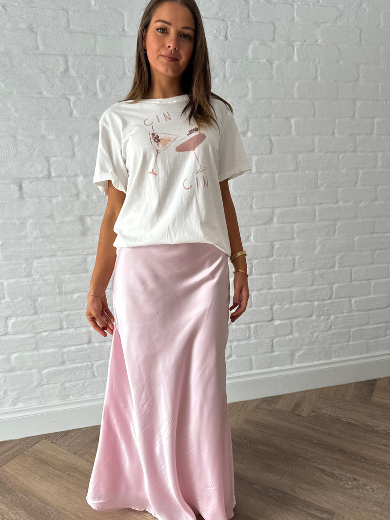 Belle maxi skirt / pink