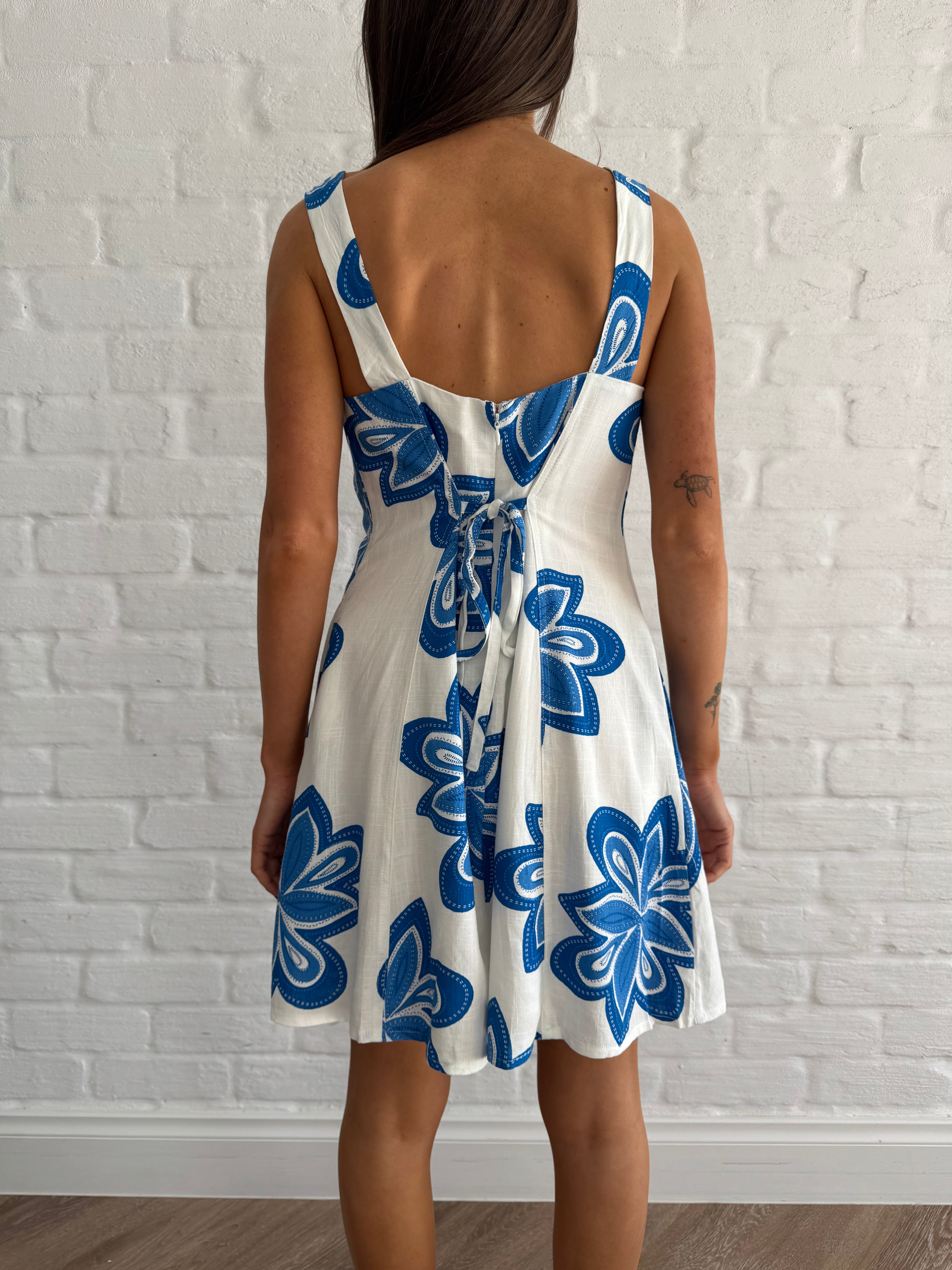 Blue bloom dress
