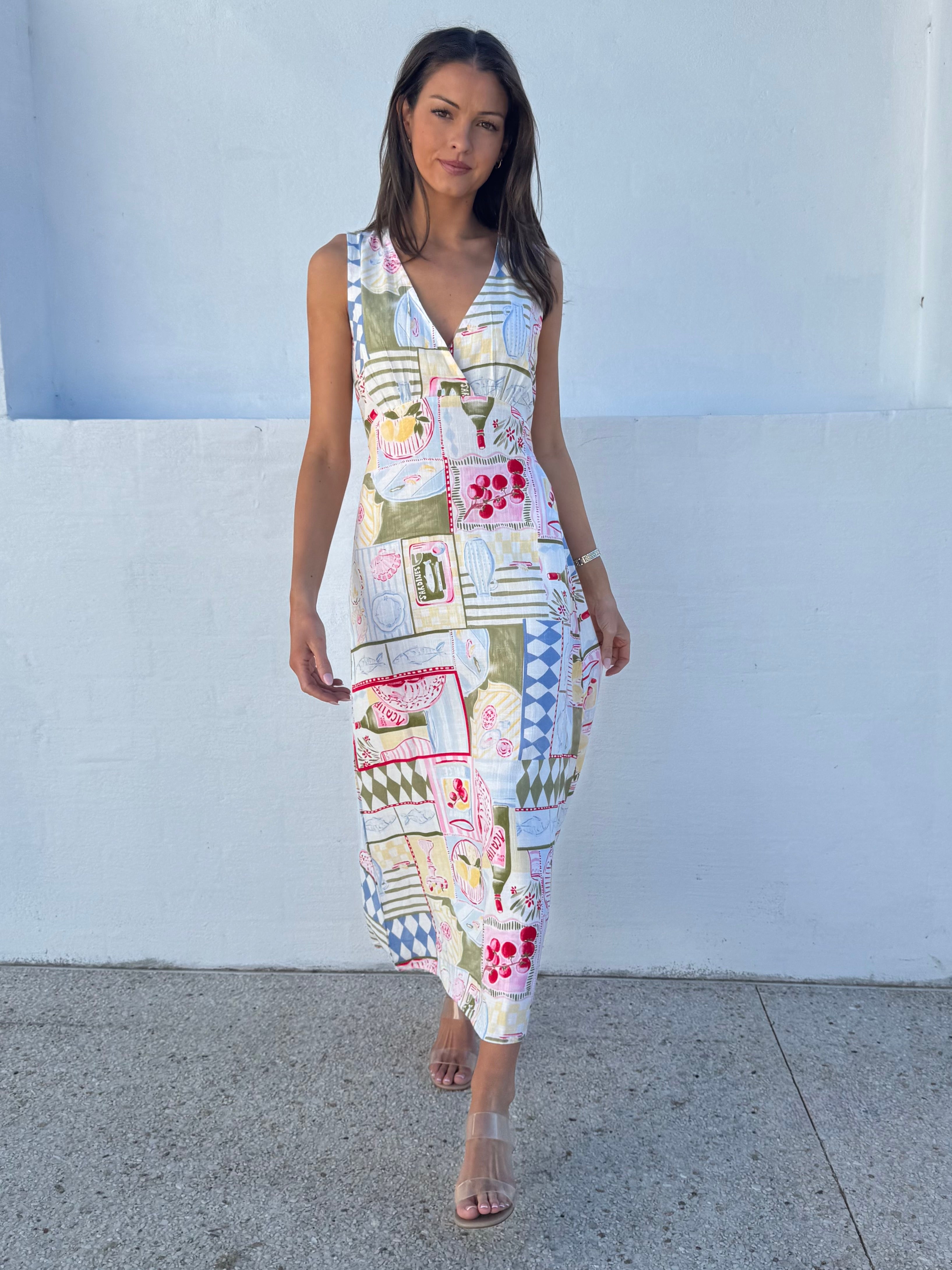 Picnic dreams midi dress