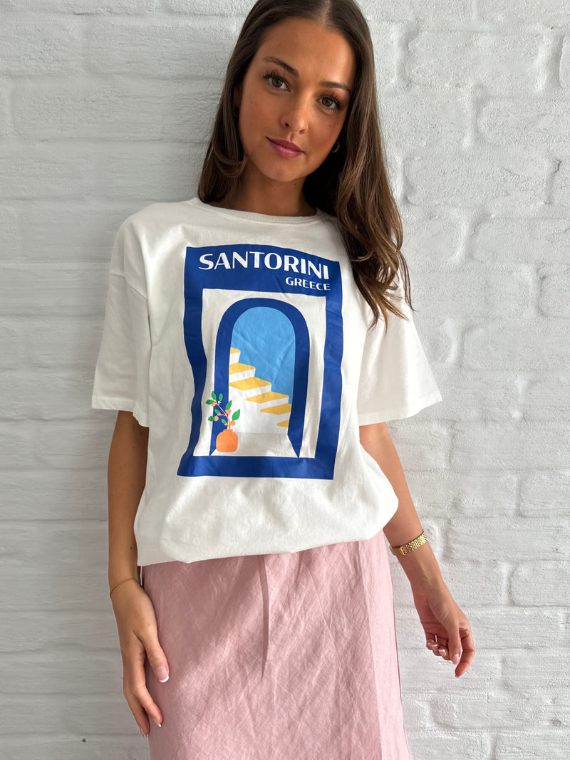 Santorini tee