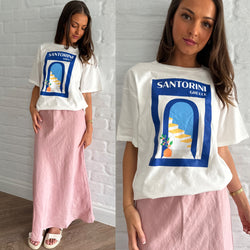 Santorini tee