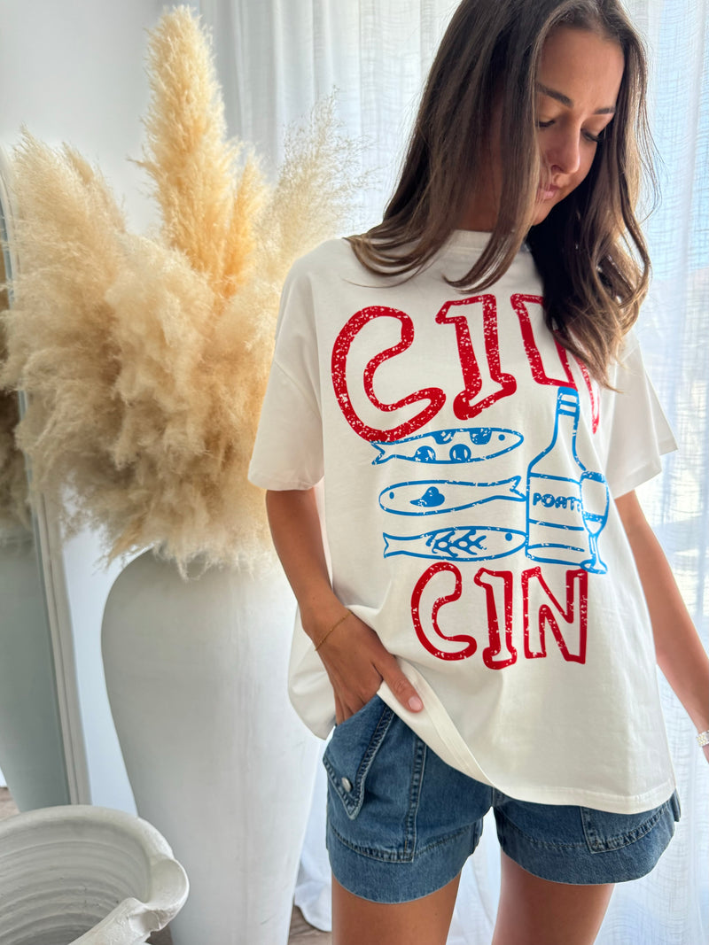 Cin cin sardine tee